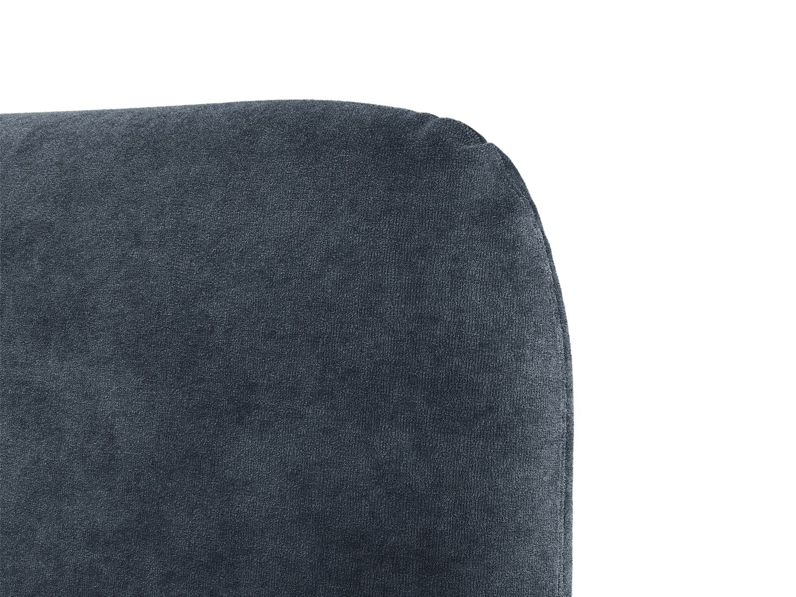 Bed VERA donkerblauwe chenille