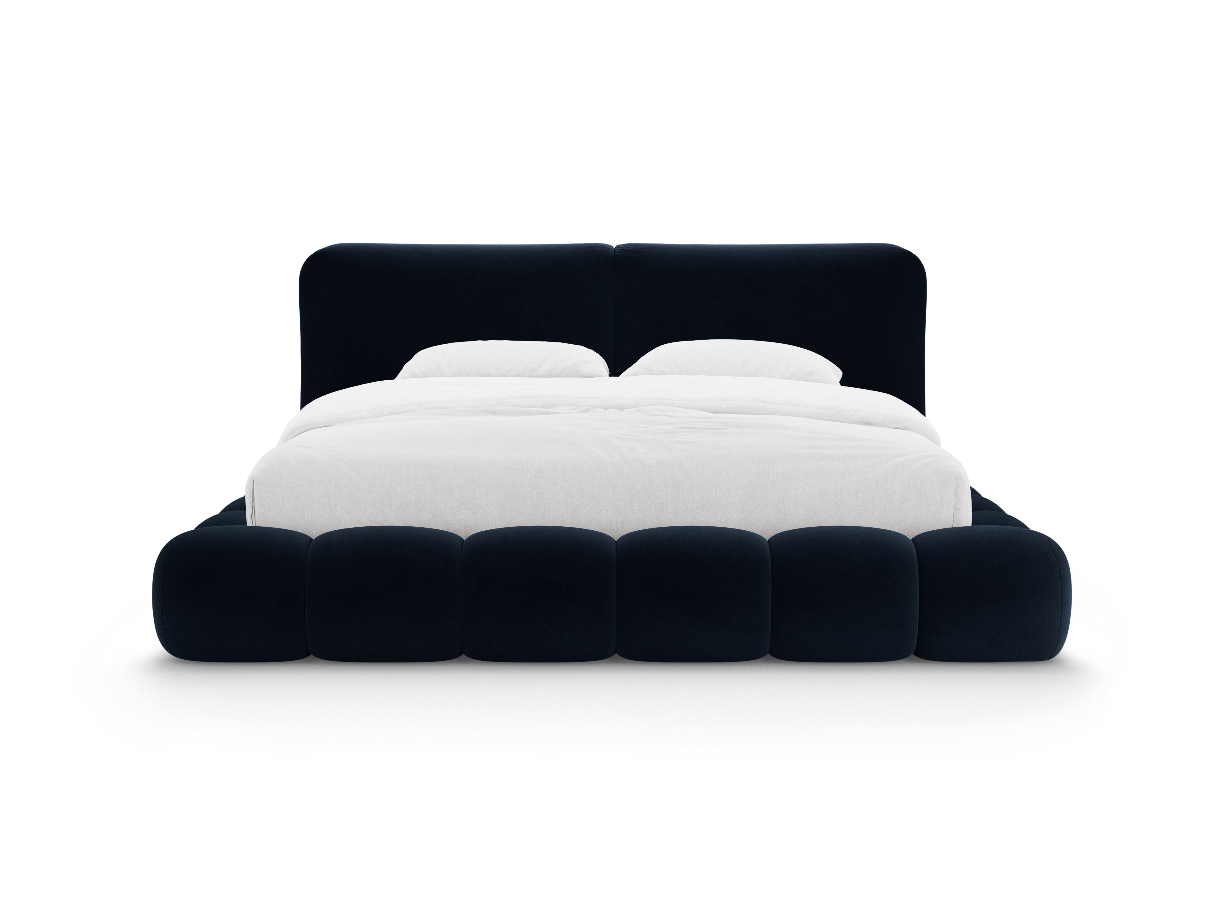 Velvet bed SOLANGE koninklijk blauw
