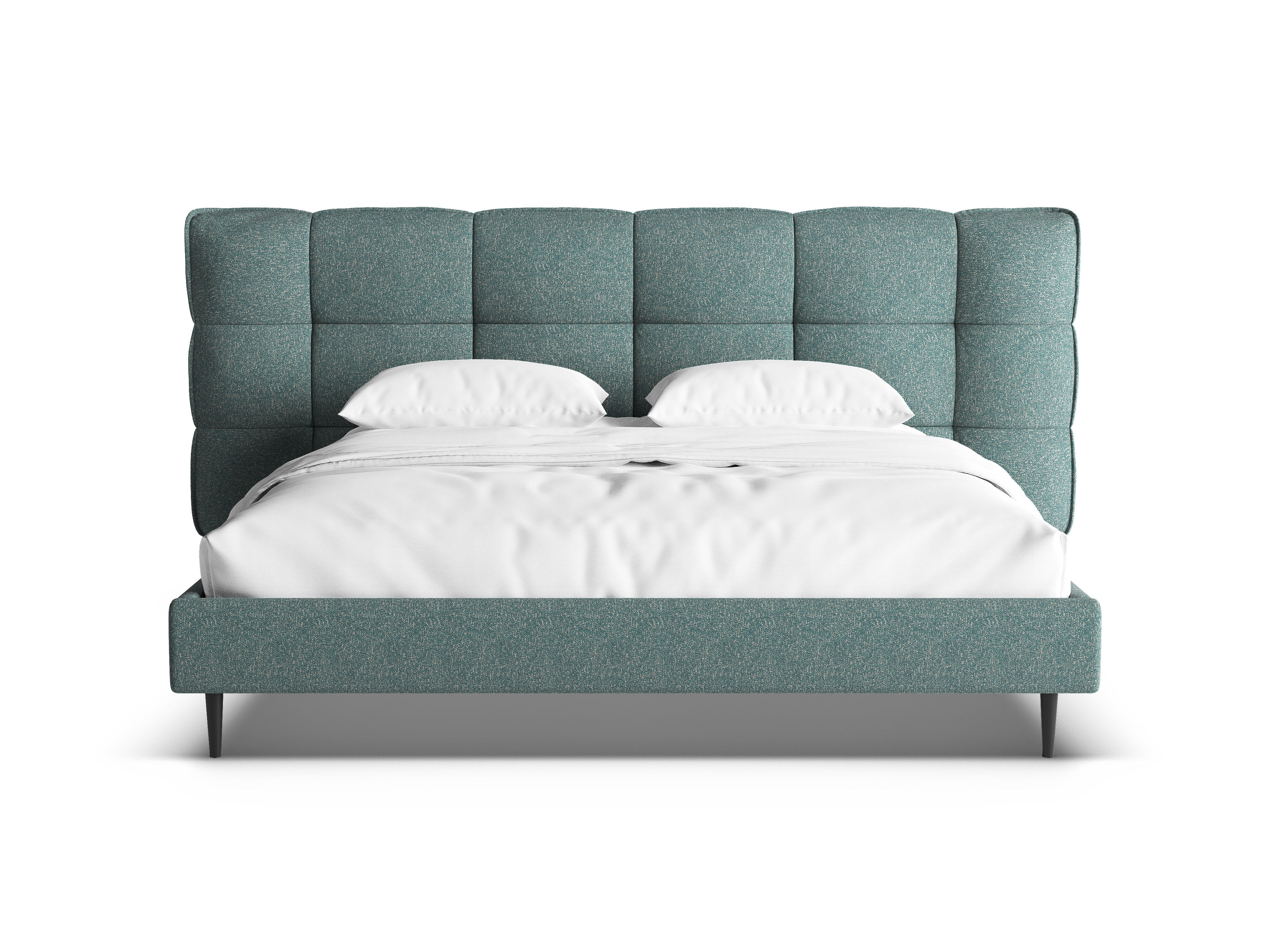 Bett ERIC blauer Melange