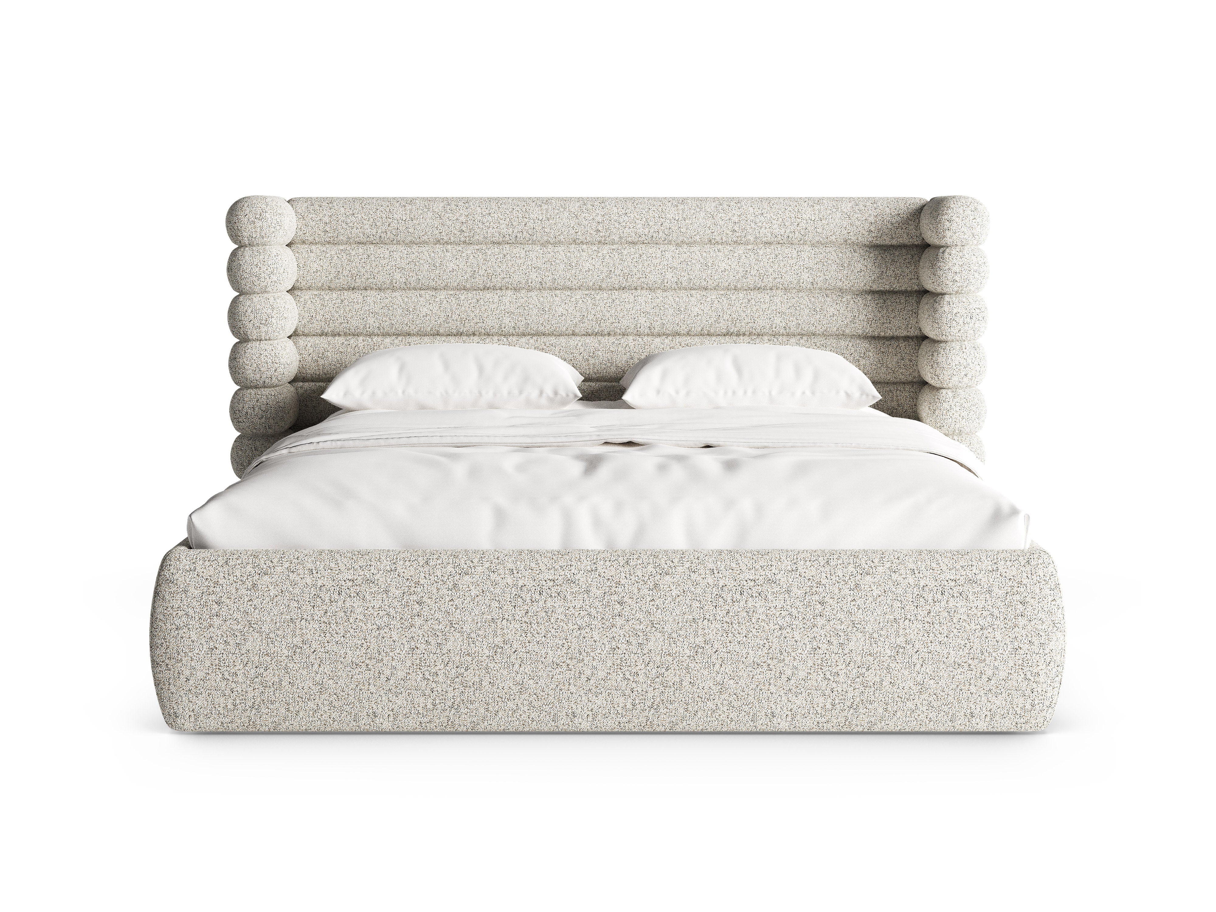 Bed MOUNT beige melange