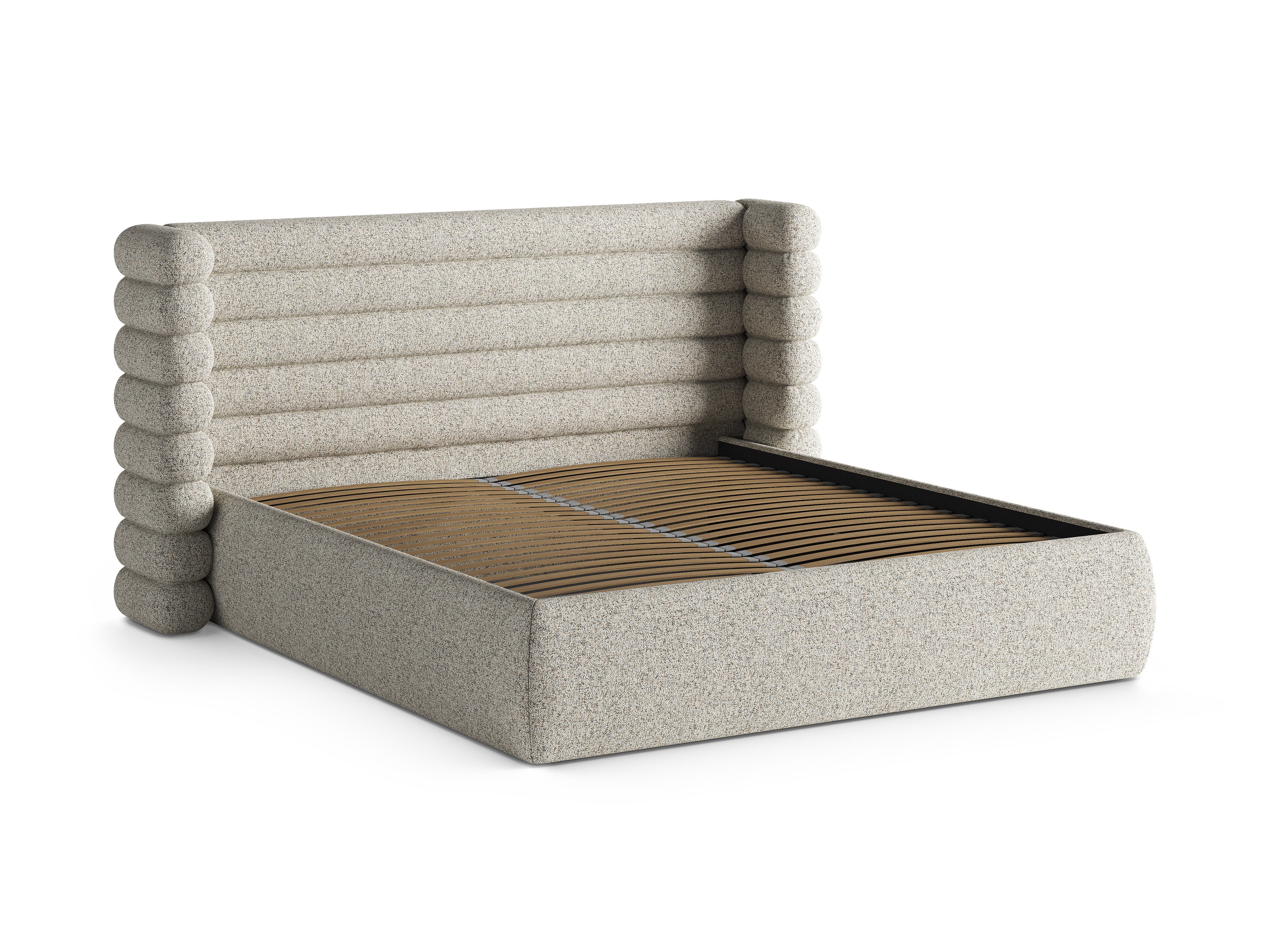Bed MOUNT beige melange
