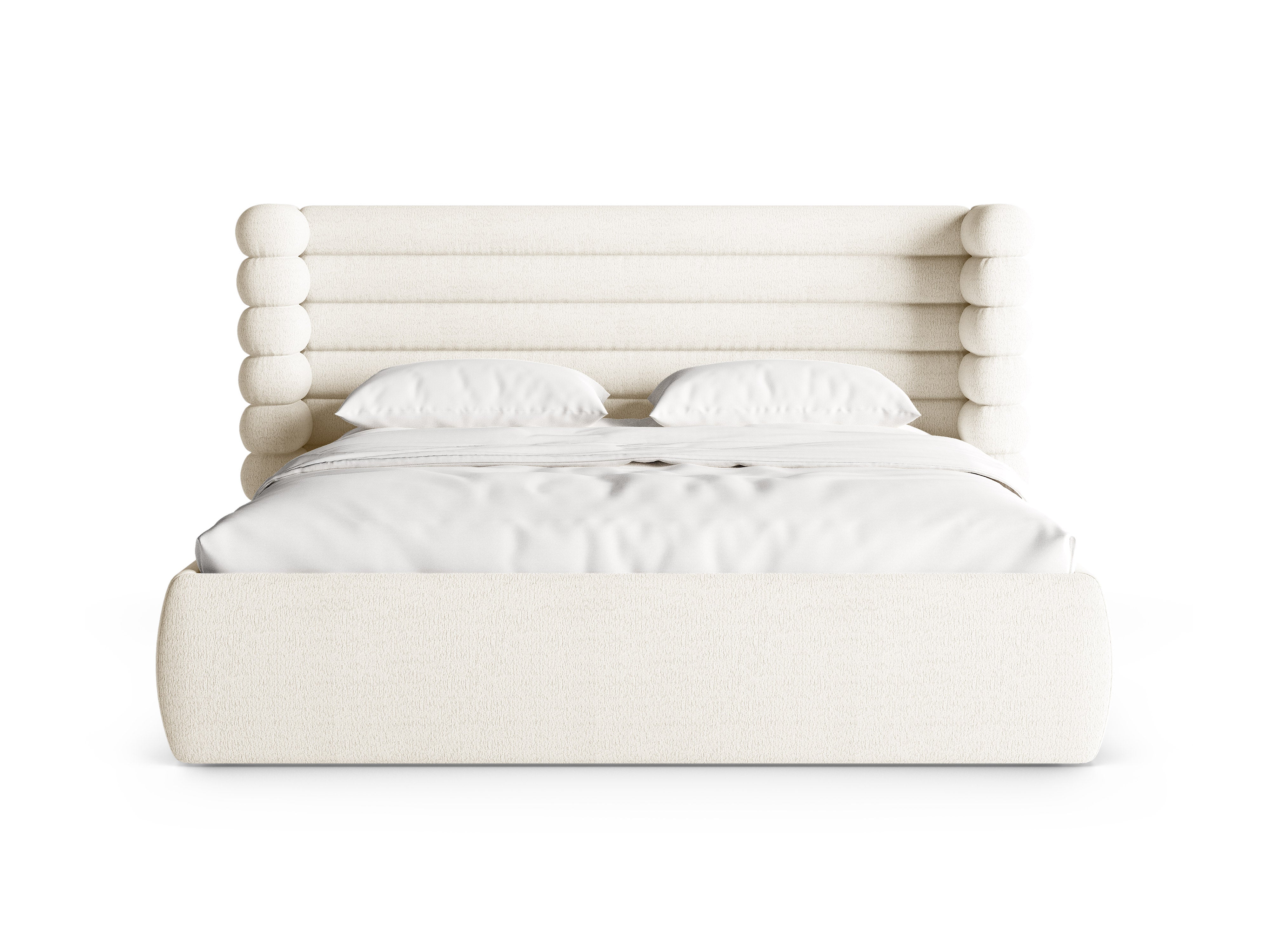 MOUNT Bed Ivory Boucle