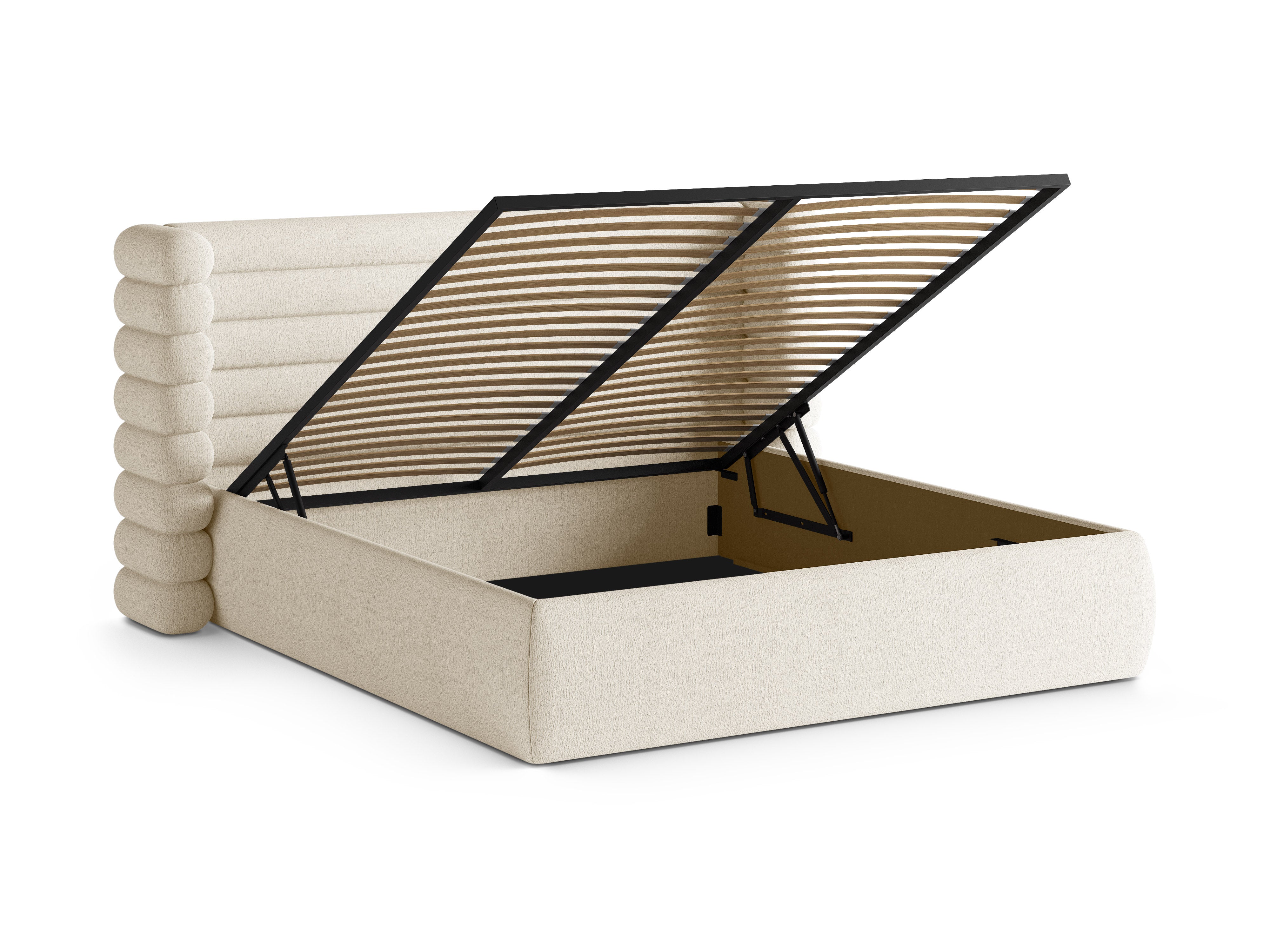 MOUNT Bed Ivory Boucle