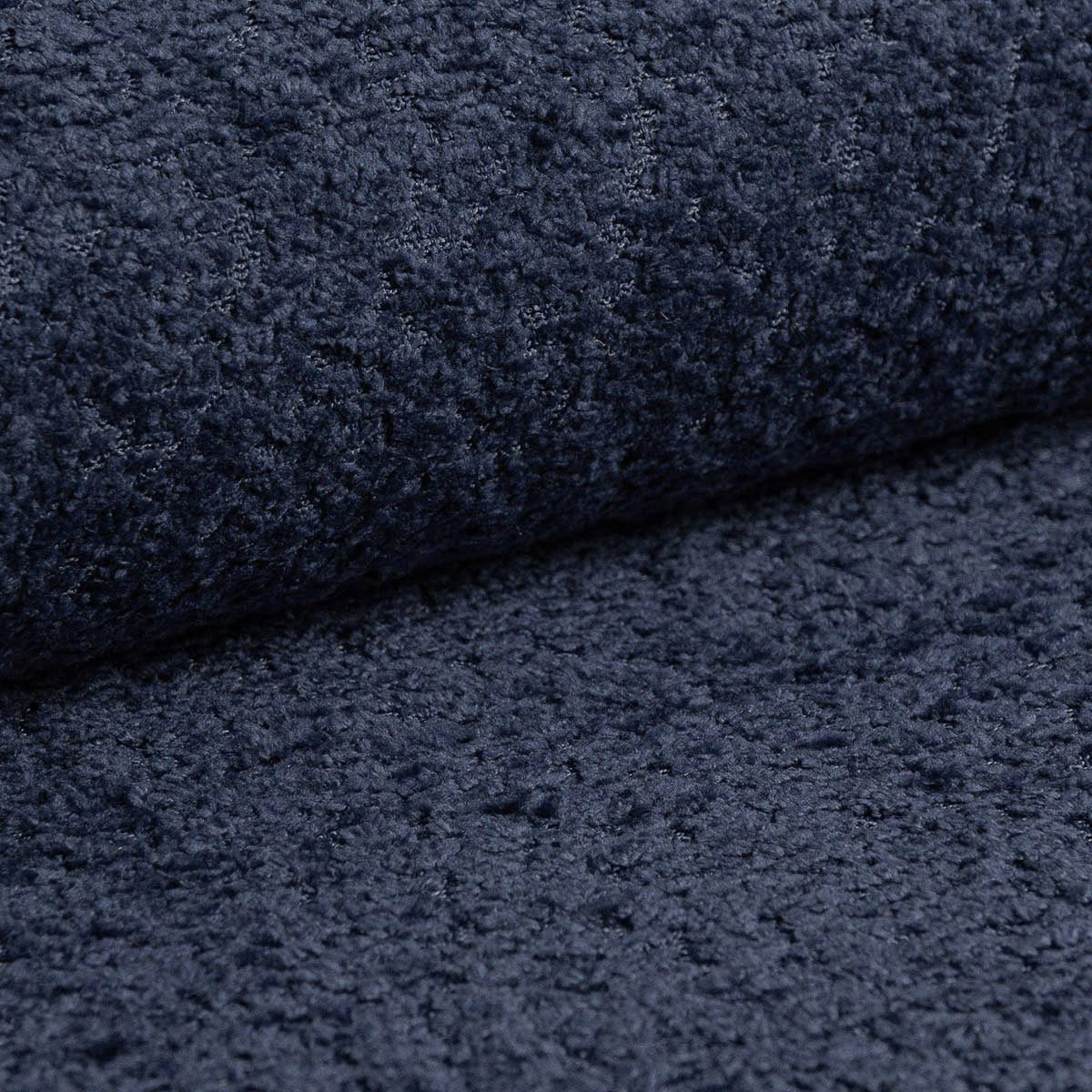 Bed MOUNT zeeblauw boucle