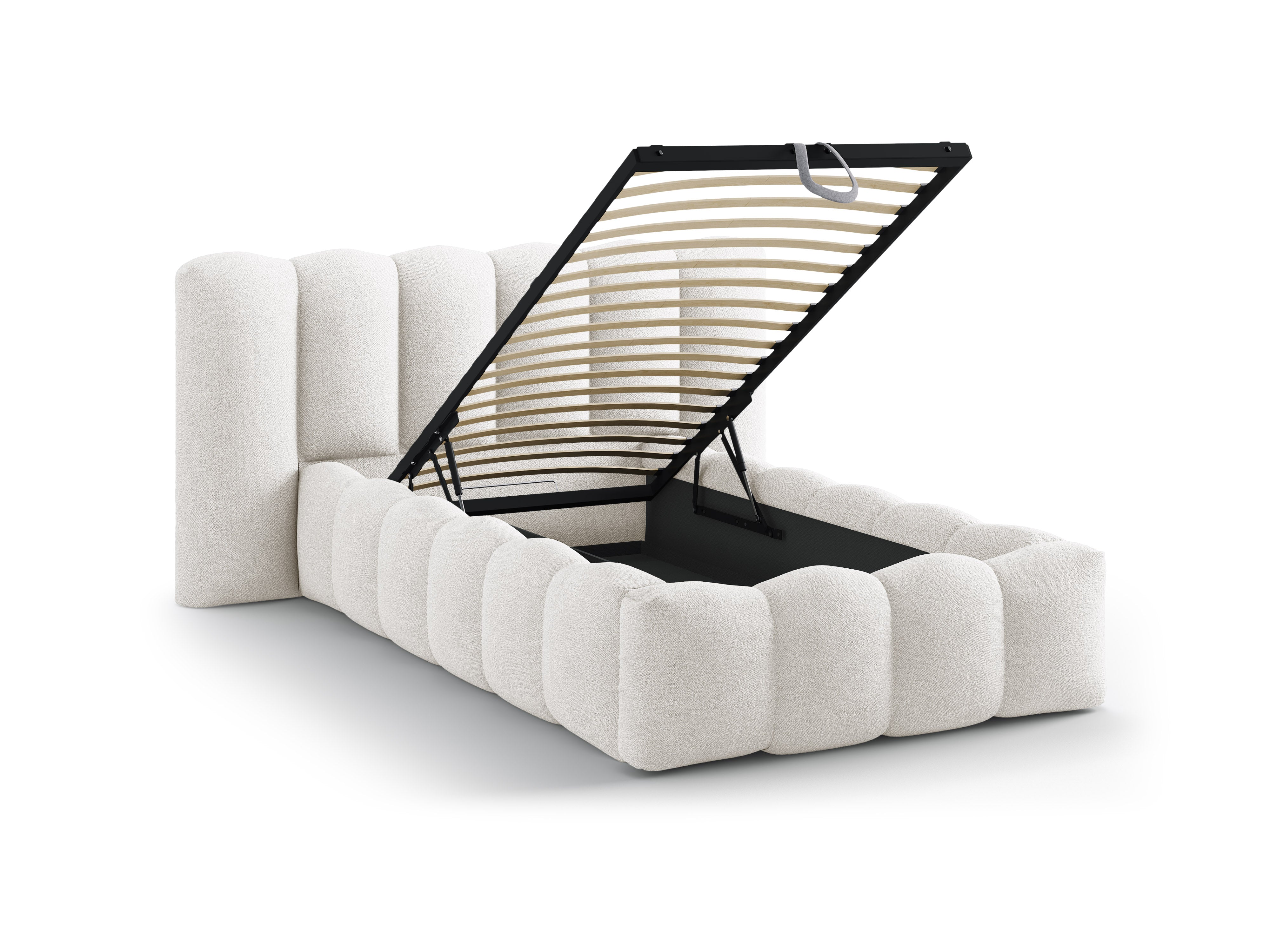LUPINE Bed White Boucle