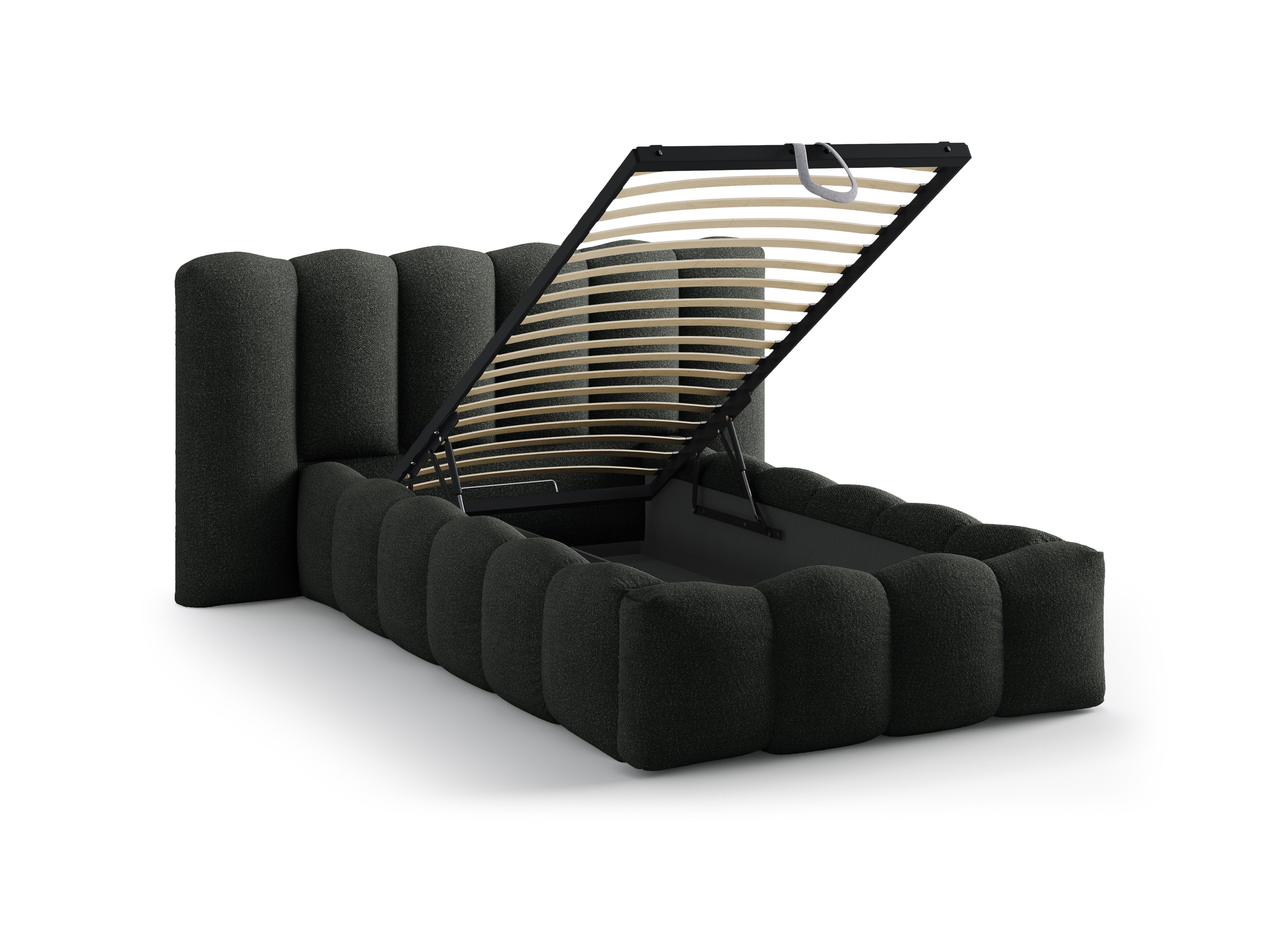Bed LUPINE zwarte boucle