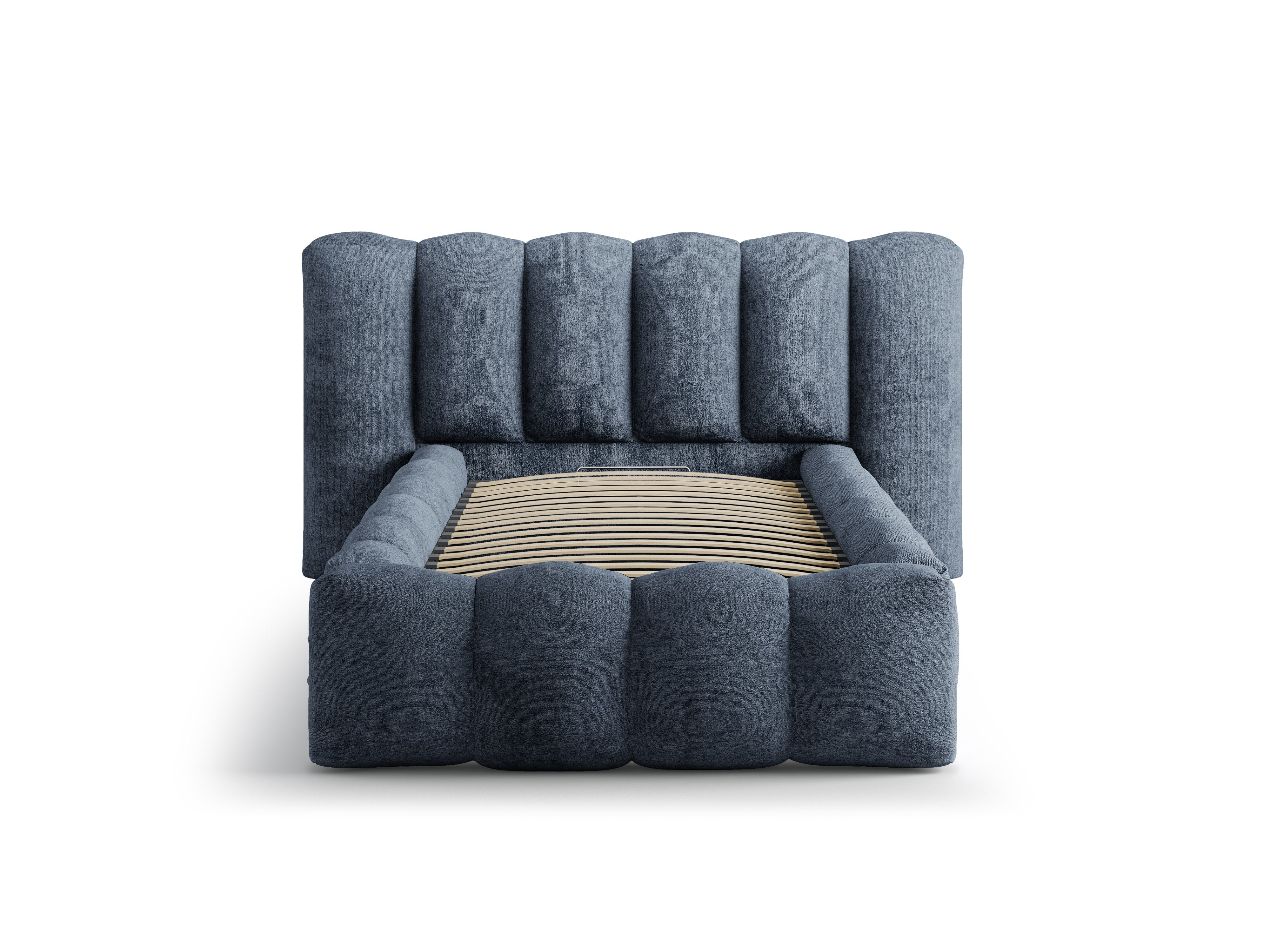 Bett LUPINE dunkelblau Chenille