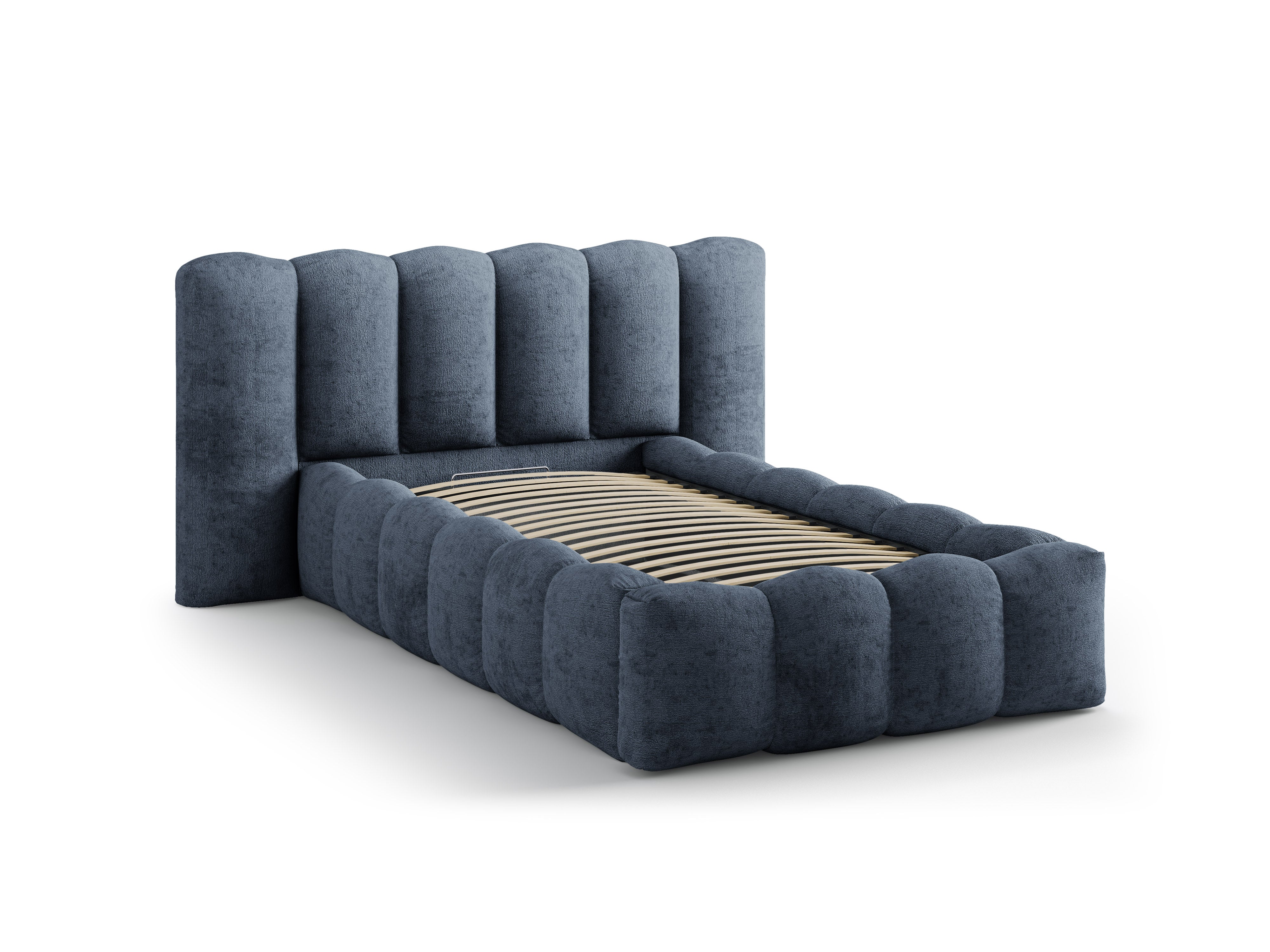 Bett LUPINE dunkelblau Chenille