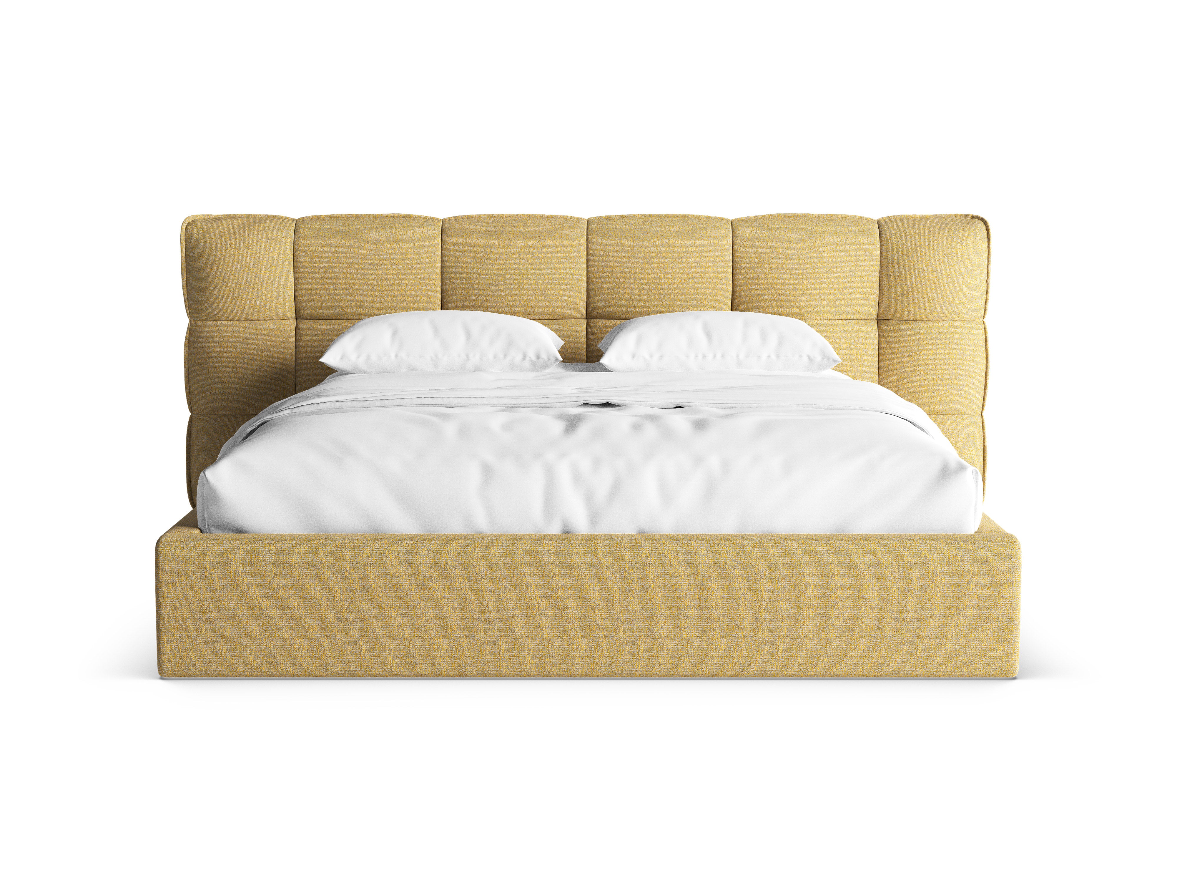 Bed met opbergruimte ERIC zonnebloem melange