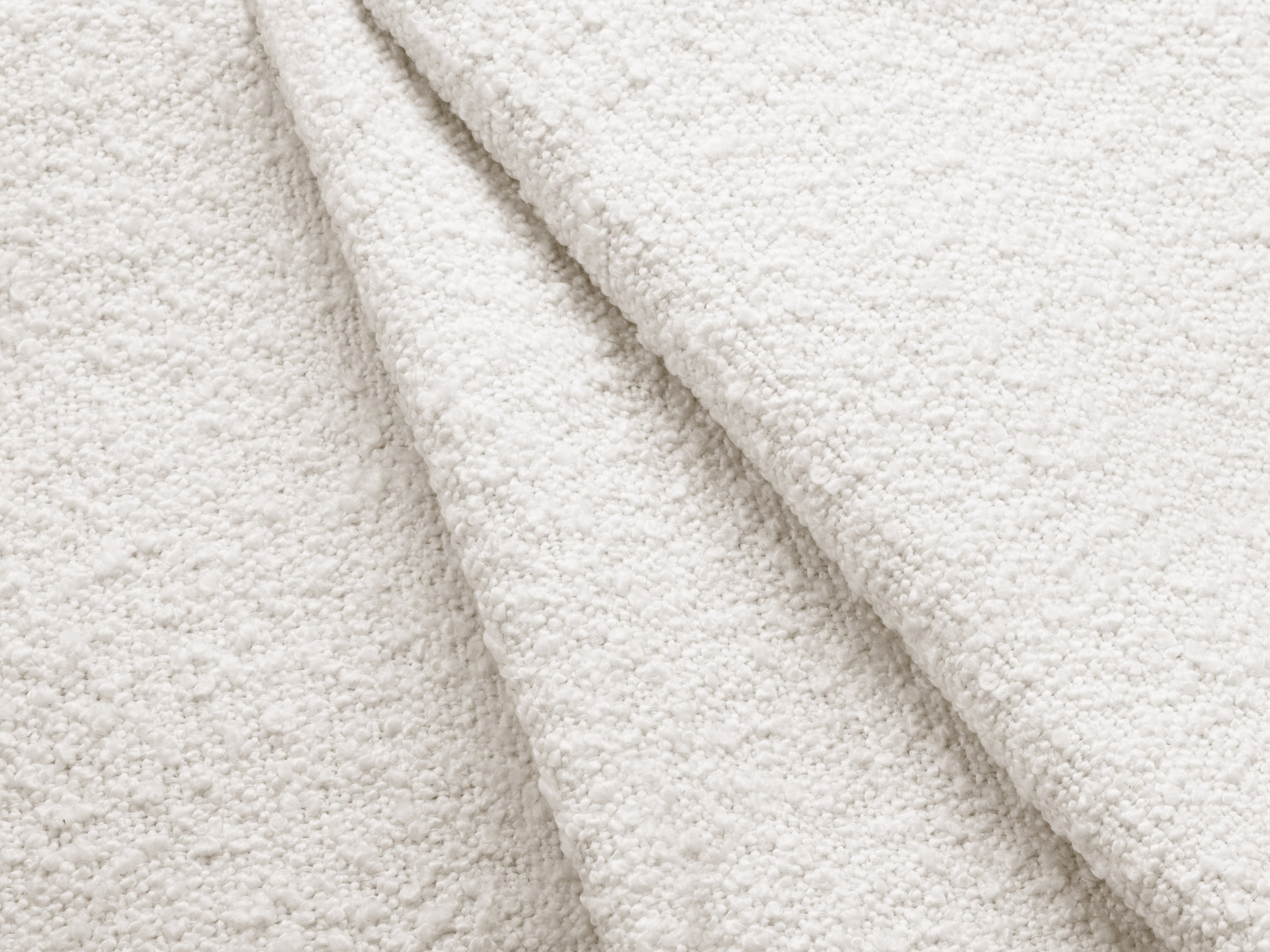 Szezlong lewostronny MILEY biały boucle