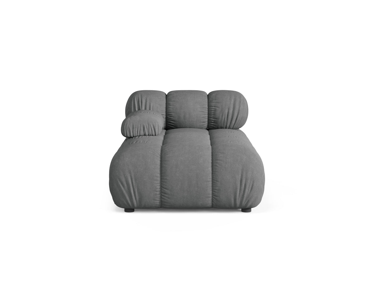 Links georiënteerde BELLIS chaise longue in grijs
