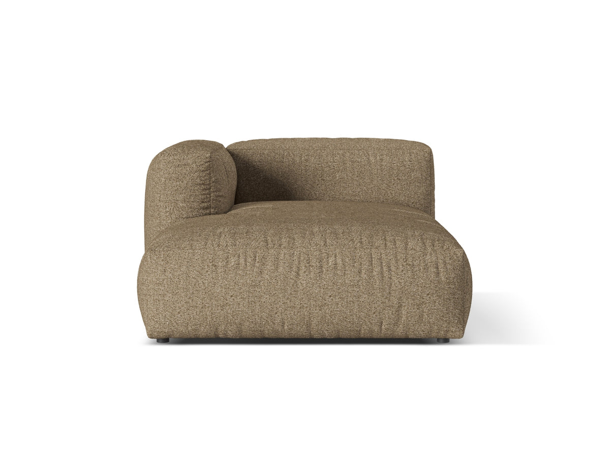 Szezlong lewostronny MARTINA cappuccino boucle – Micadoni