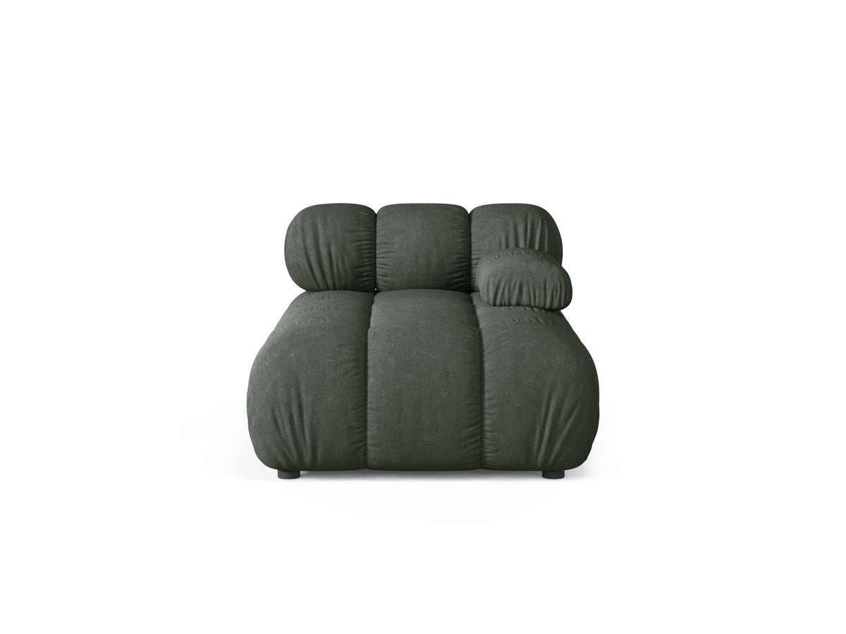 Rechters chaise longue BELLIS donkergroen