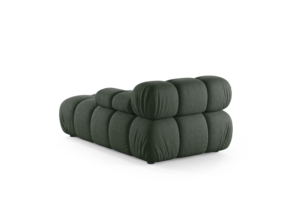 Rechters chaise longue BELLIS donkergroen