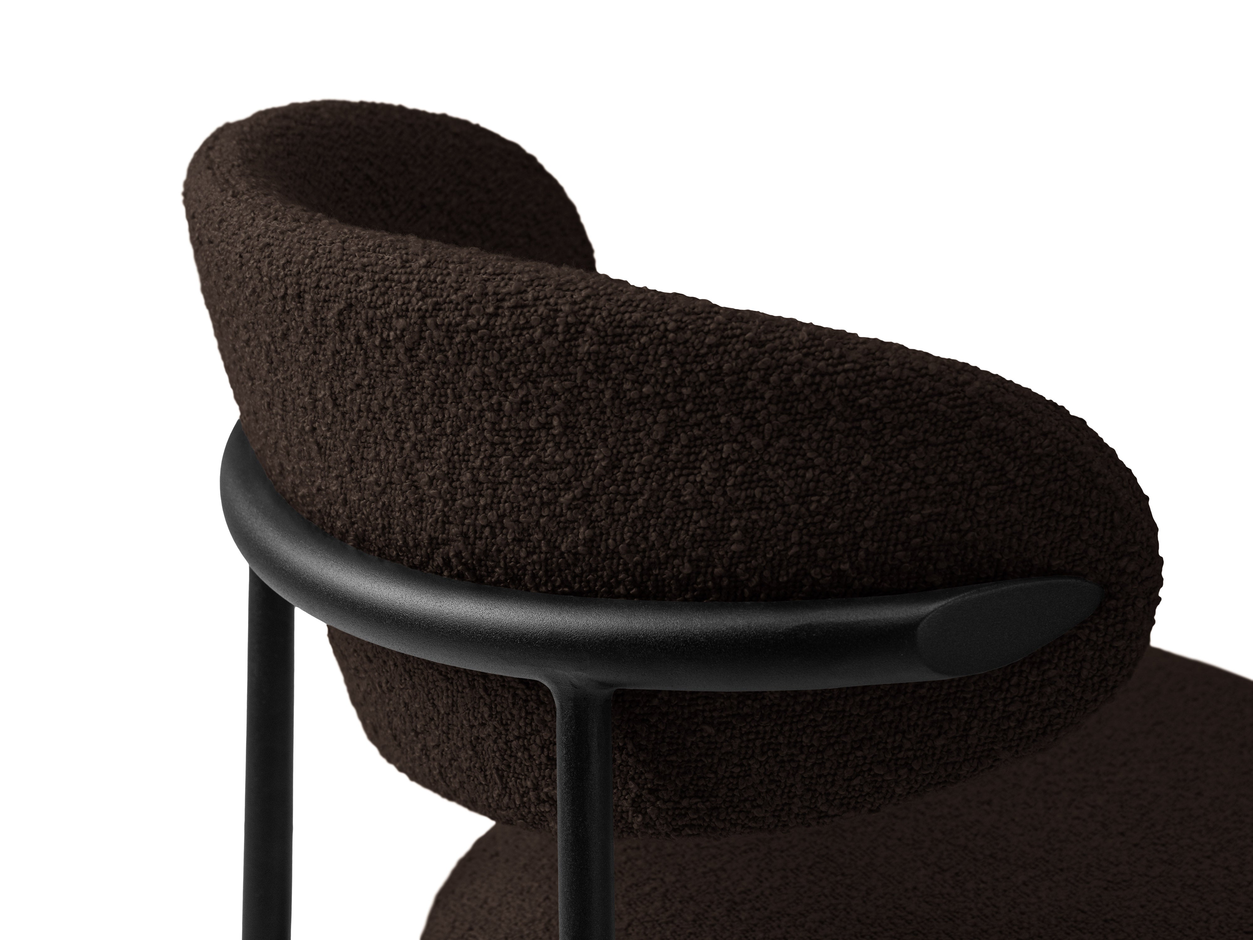 Stoel NINA bruin boucle