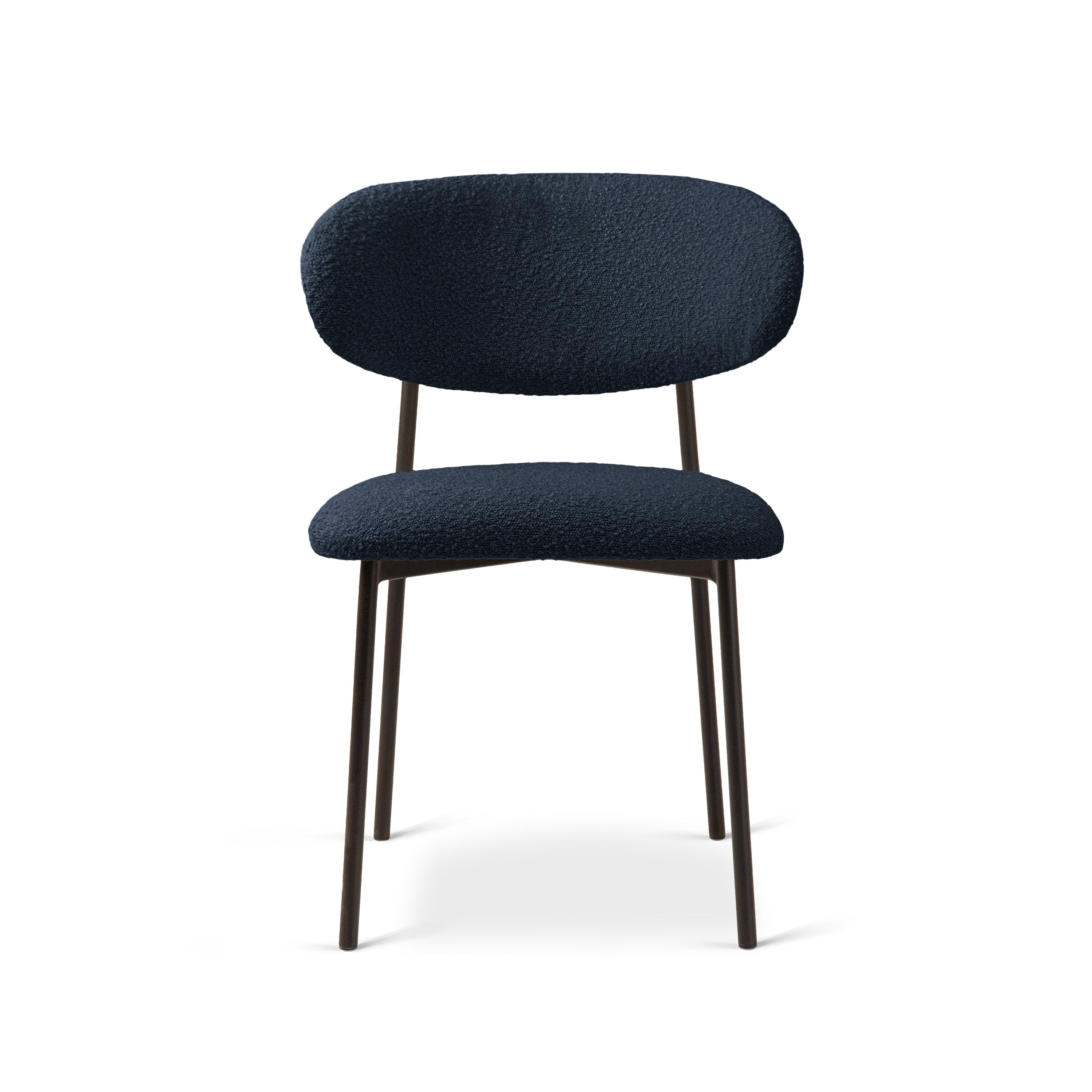 Stoel NINA donkerblauw boucle