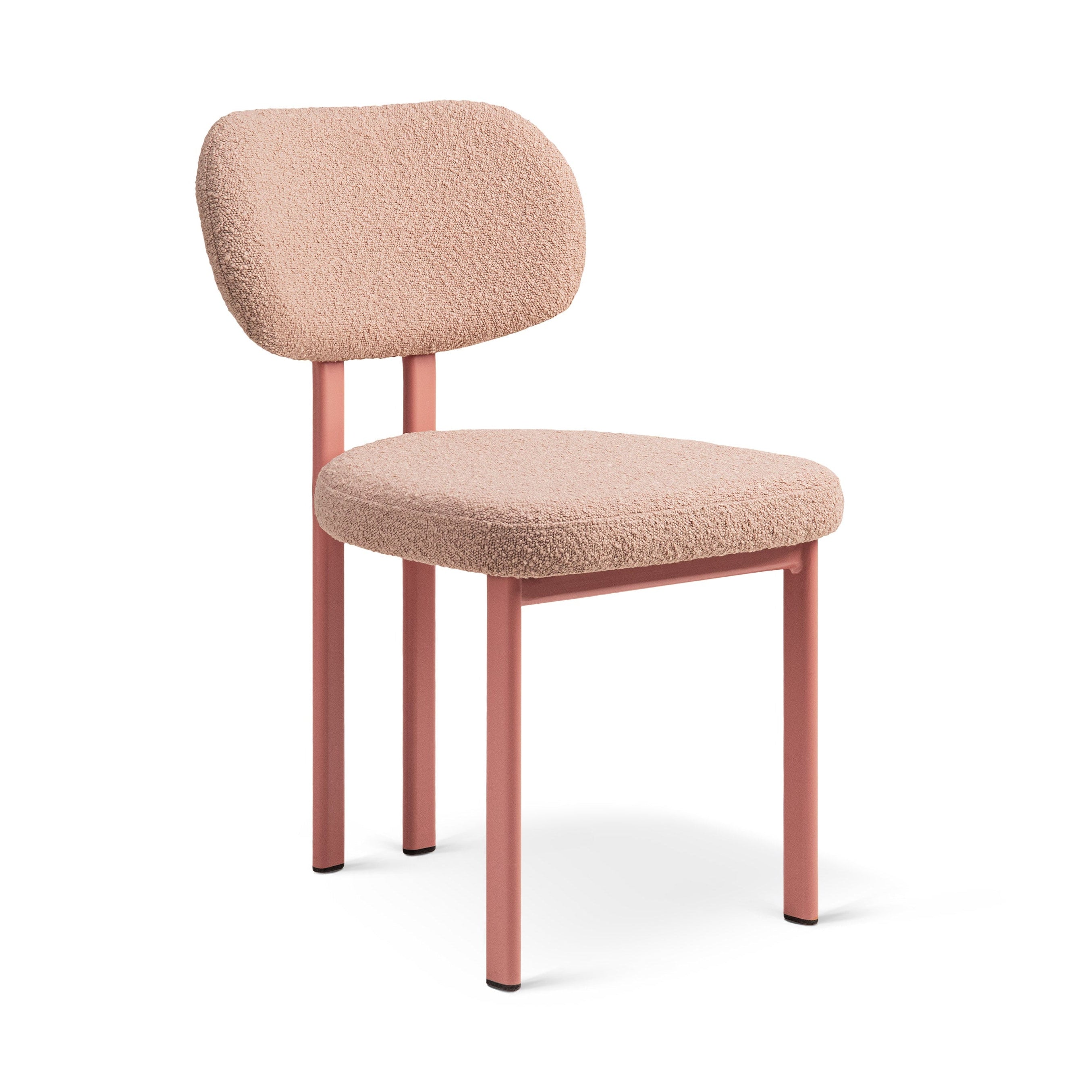 Stuhl SAM pudrig rosa Boucle [ewelina]
