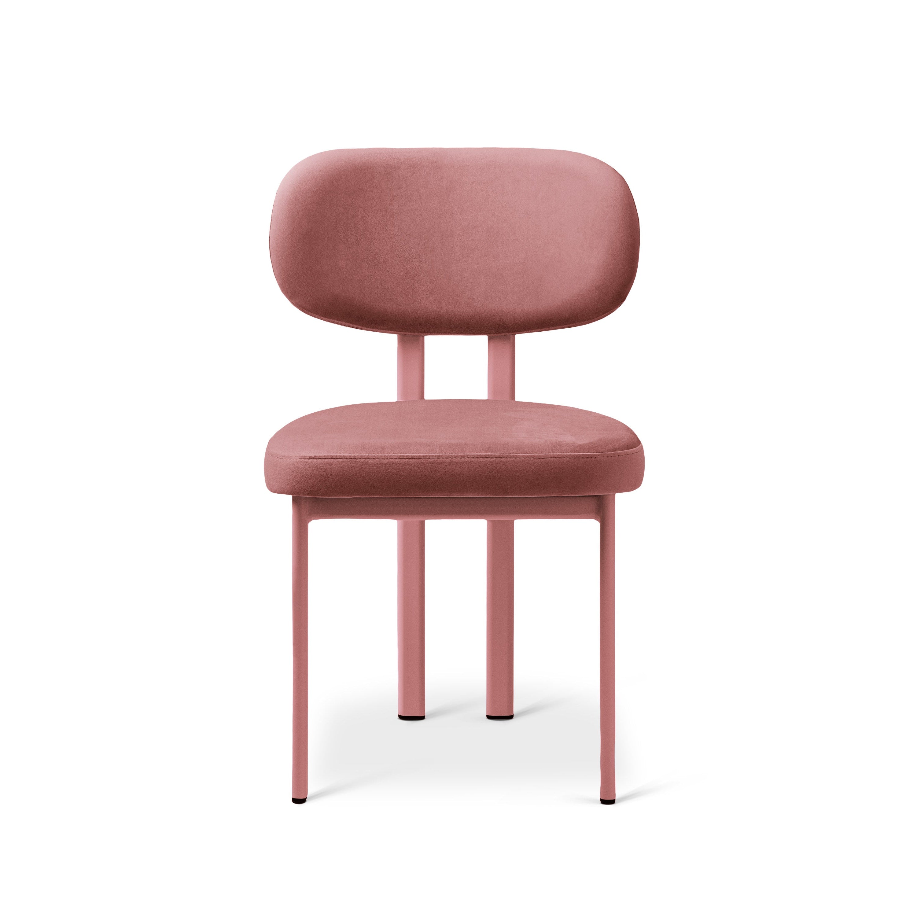Fluwelen stoel SAM roze