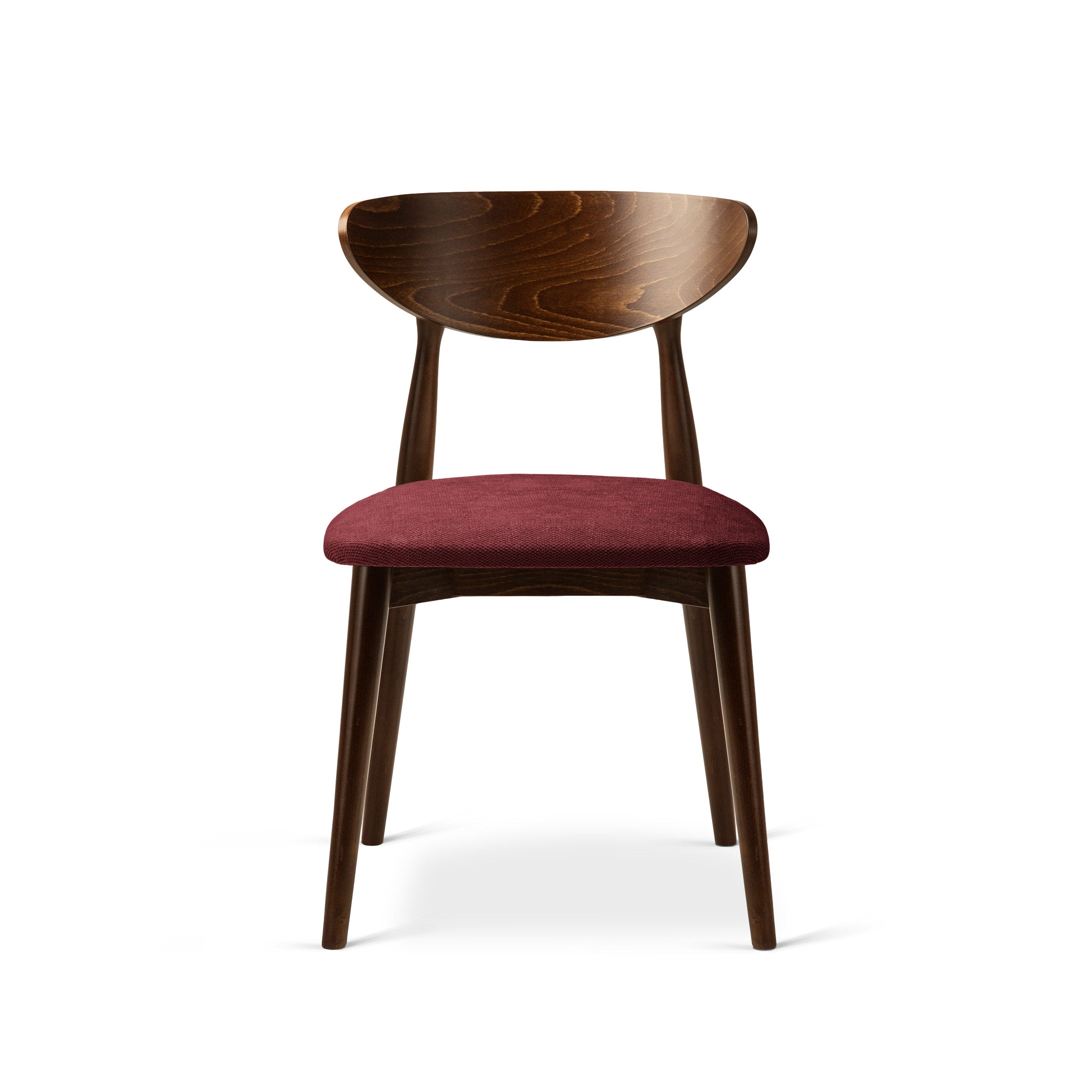 Stoel LEON bordeaux chenille