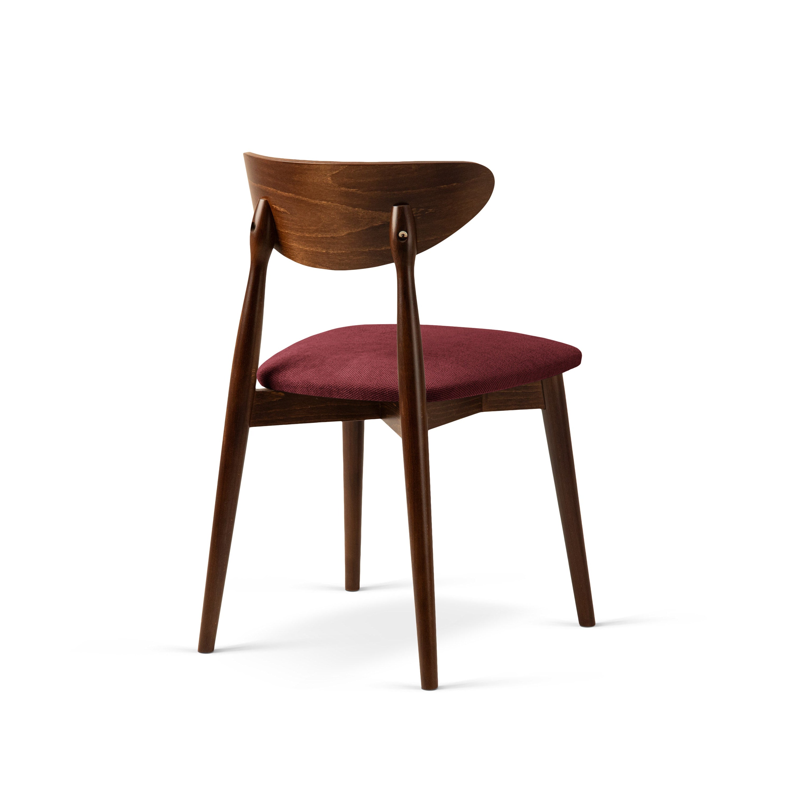 Stoel LEON bordeaux chenille