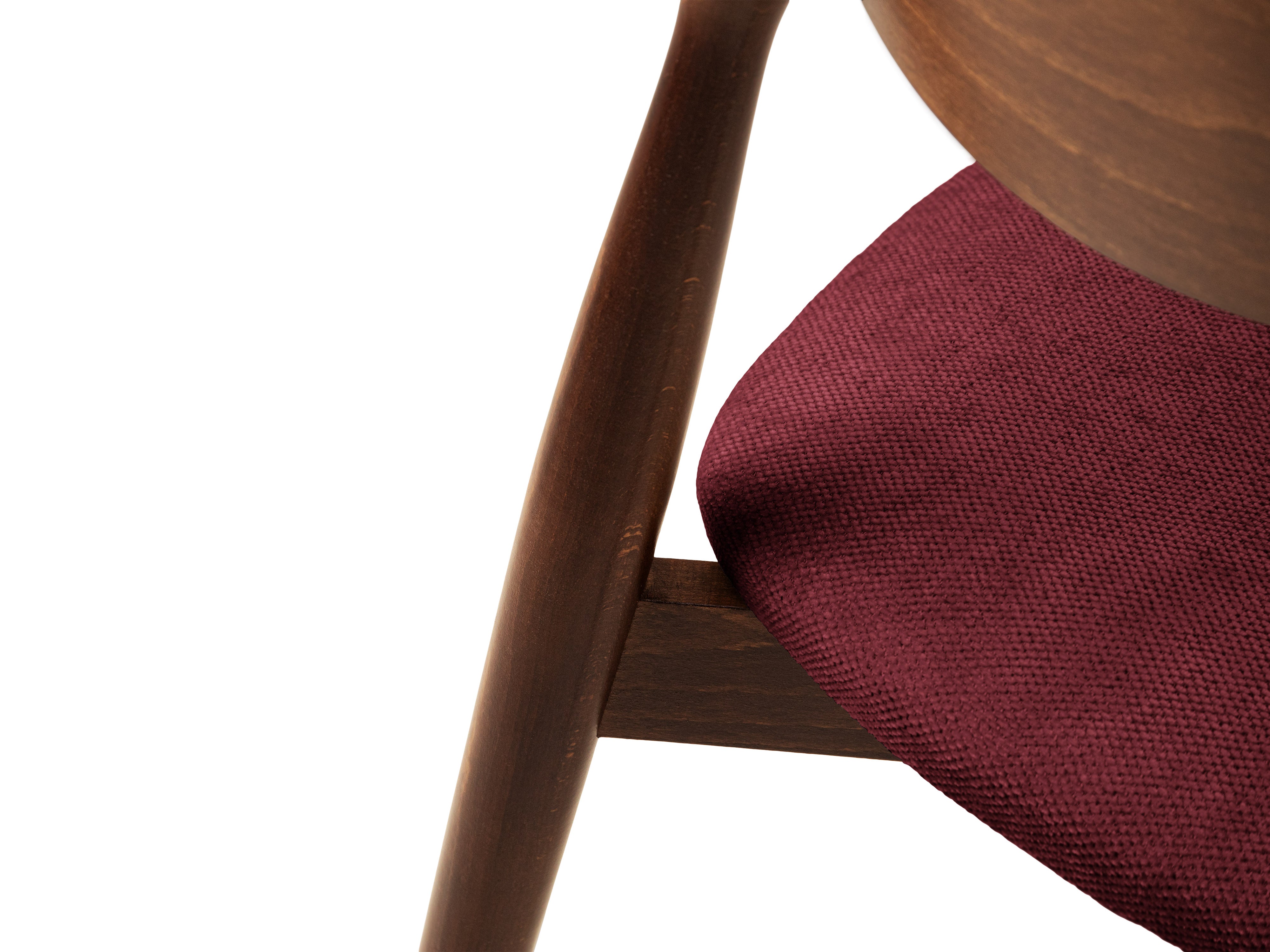 Stoel LEON bordeaux chenille