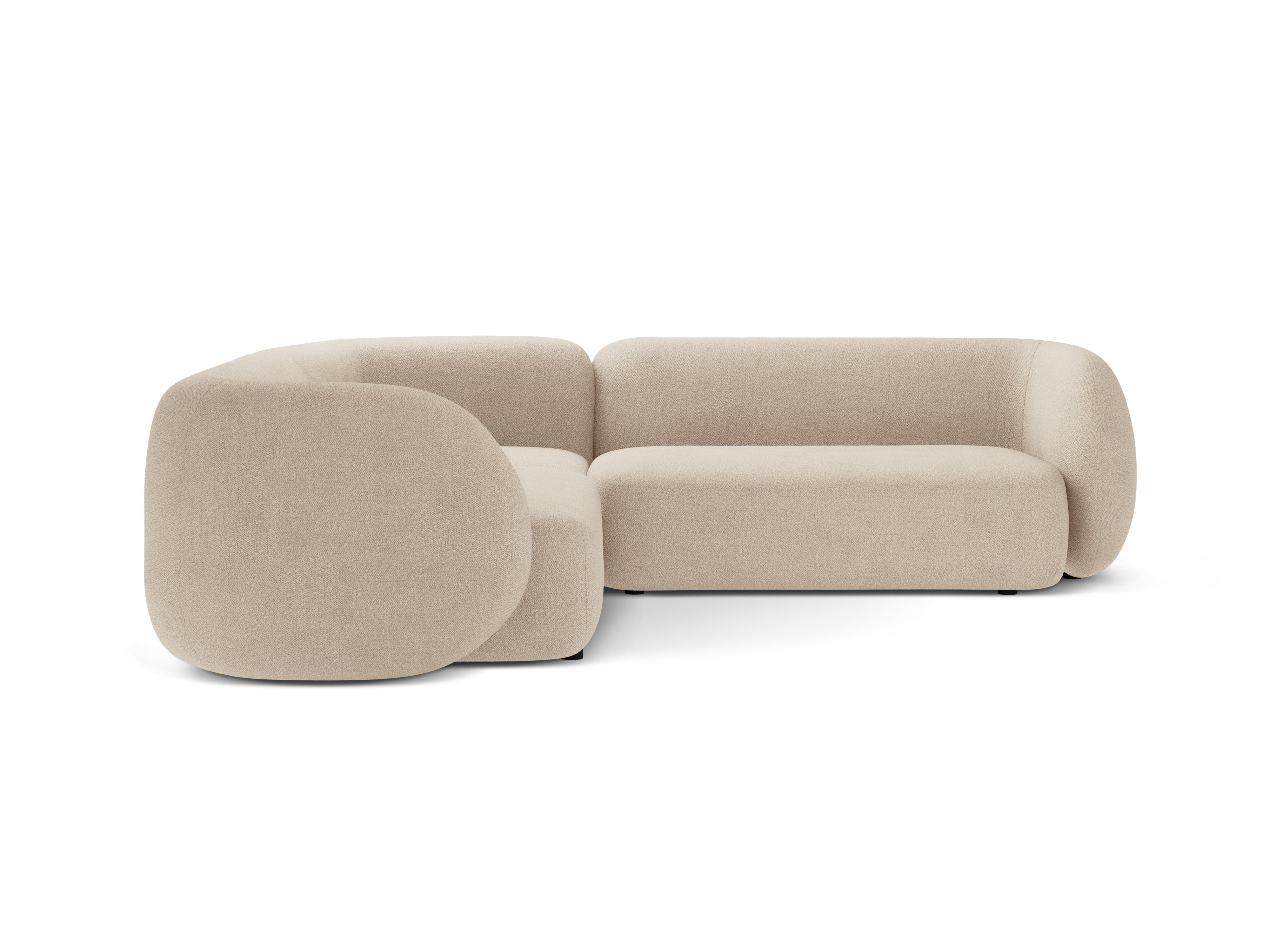 Symmetrische hoekbank KATE beige boucle