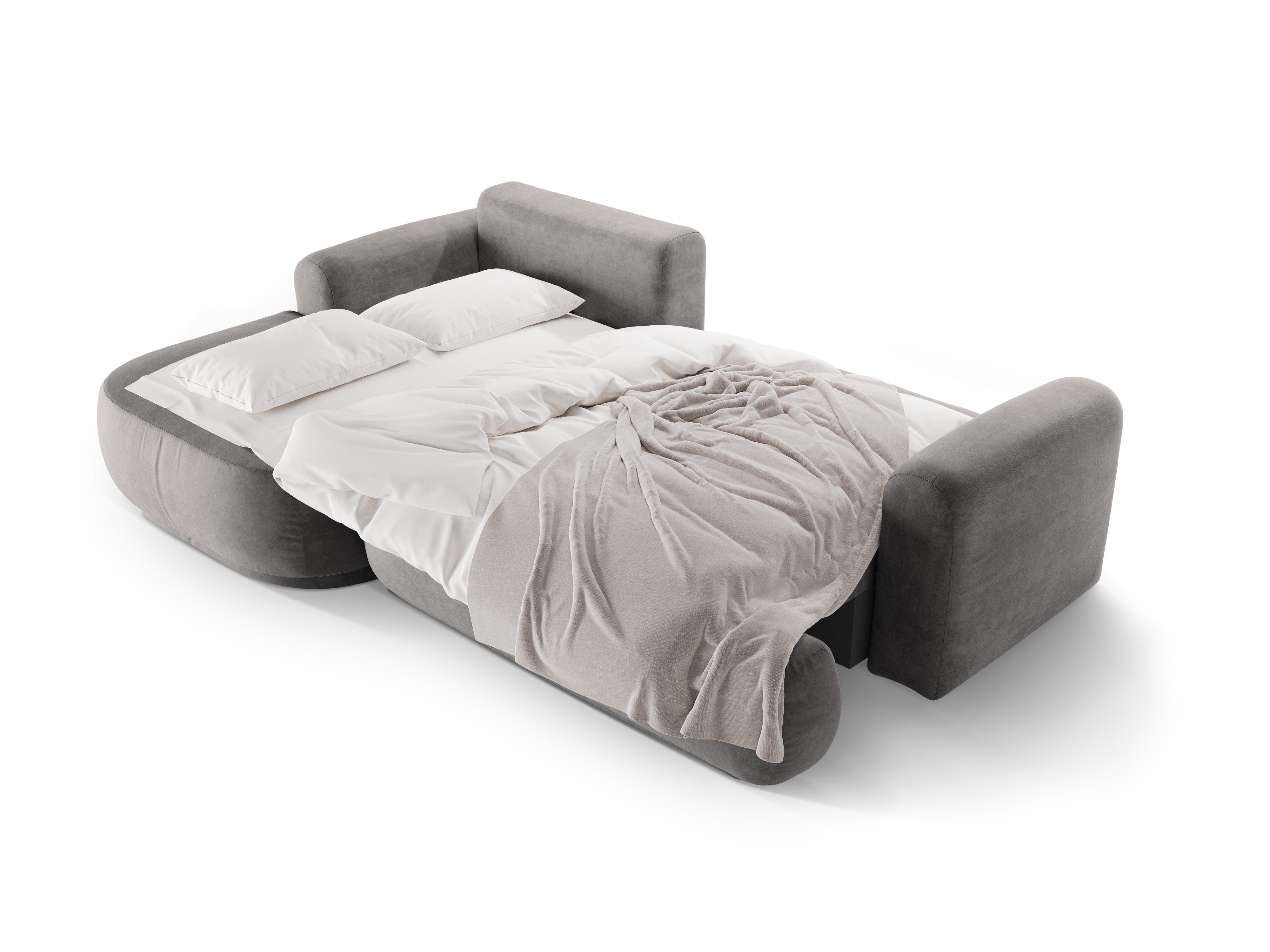 Samt linke Ecke mit Ella Grey Schlaffunktion