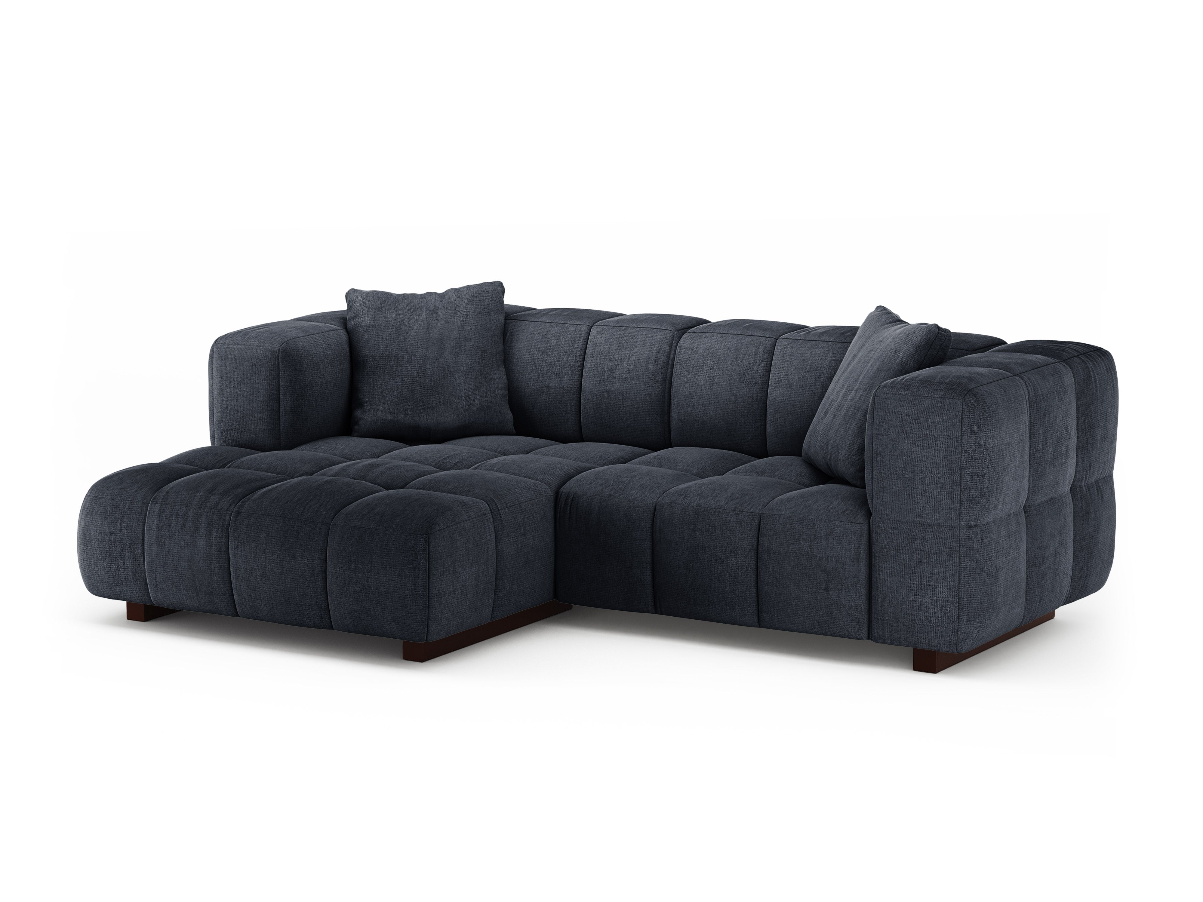 Hoekbank links met slaapfunctie PUMA donkerblauw