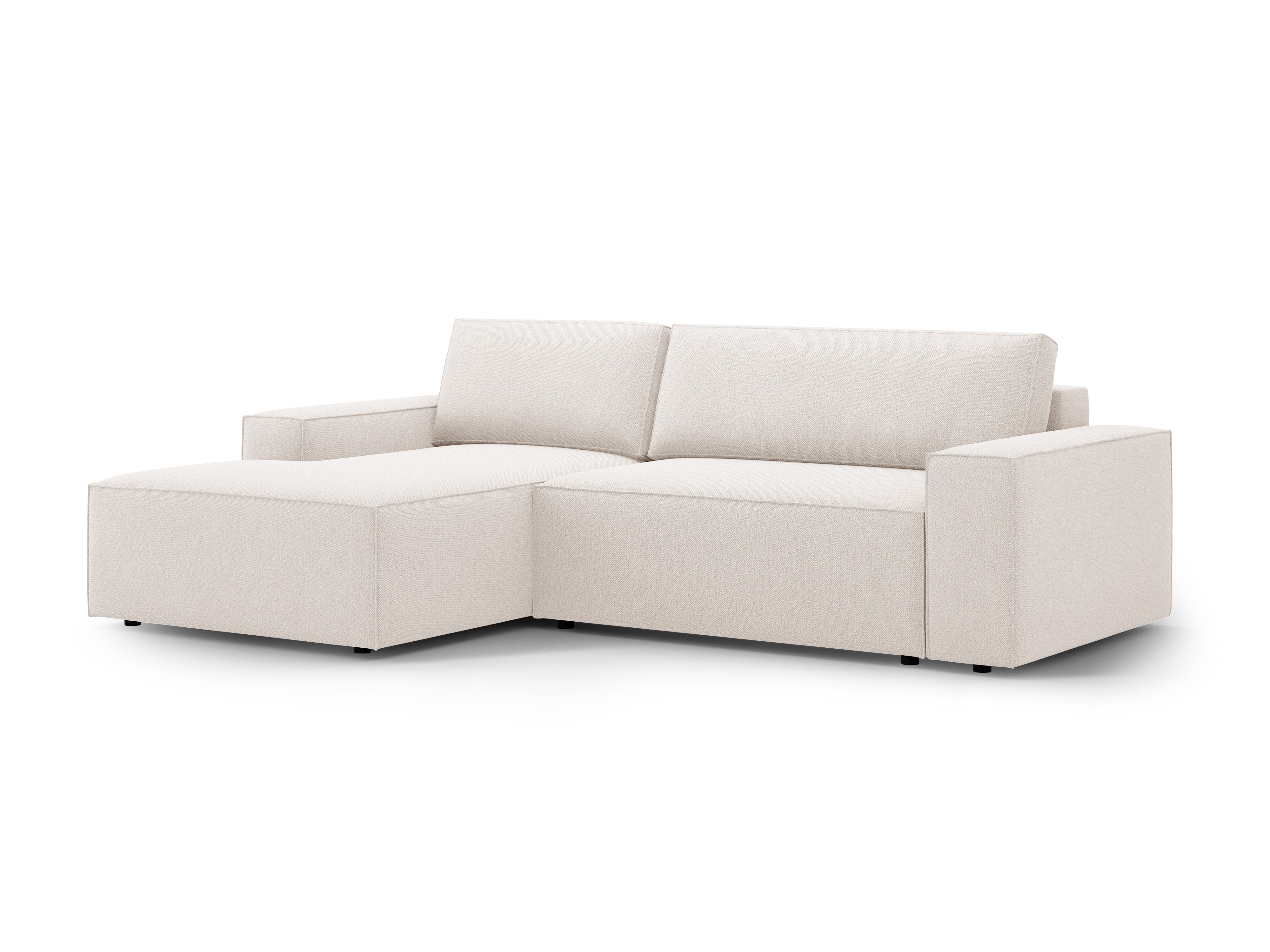 Ecksofa links mit Schlaffunktion JODIE hellbeige