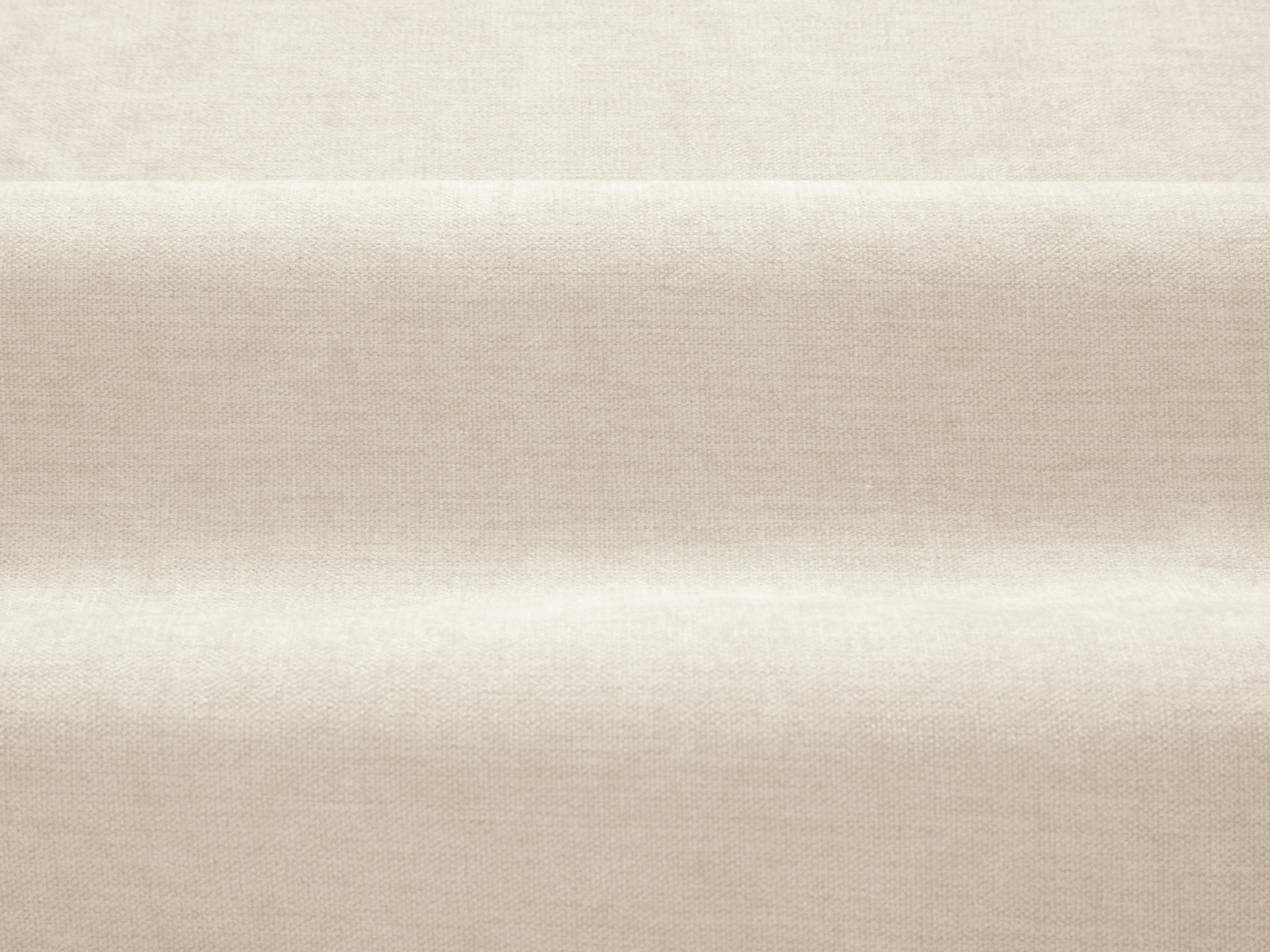 Links hoekbank voor 4 personen TORINO ivoorkleurig