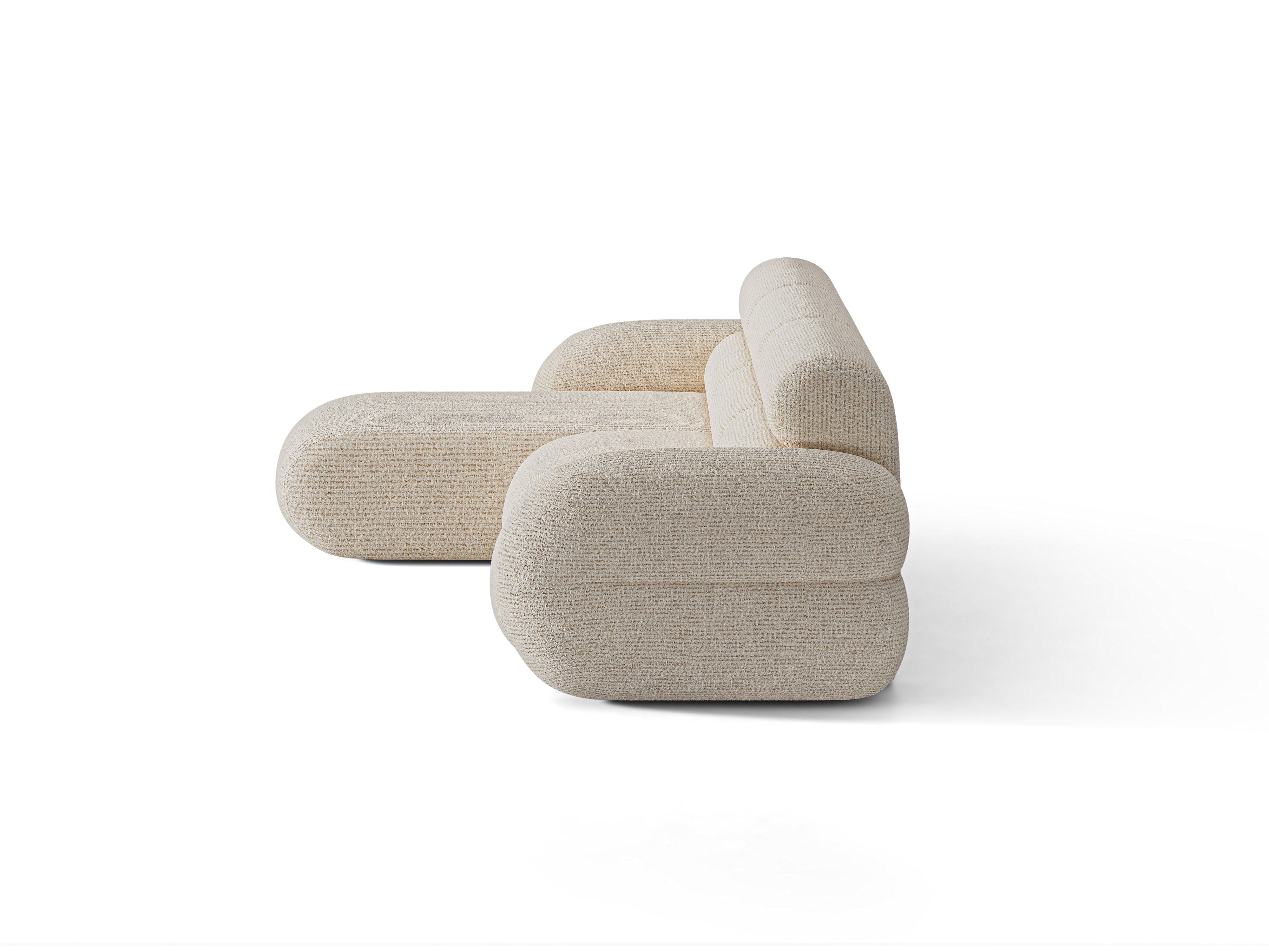 Links NEO hoekbank in beige melange
