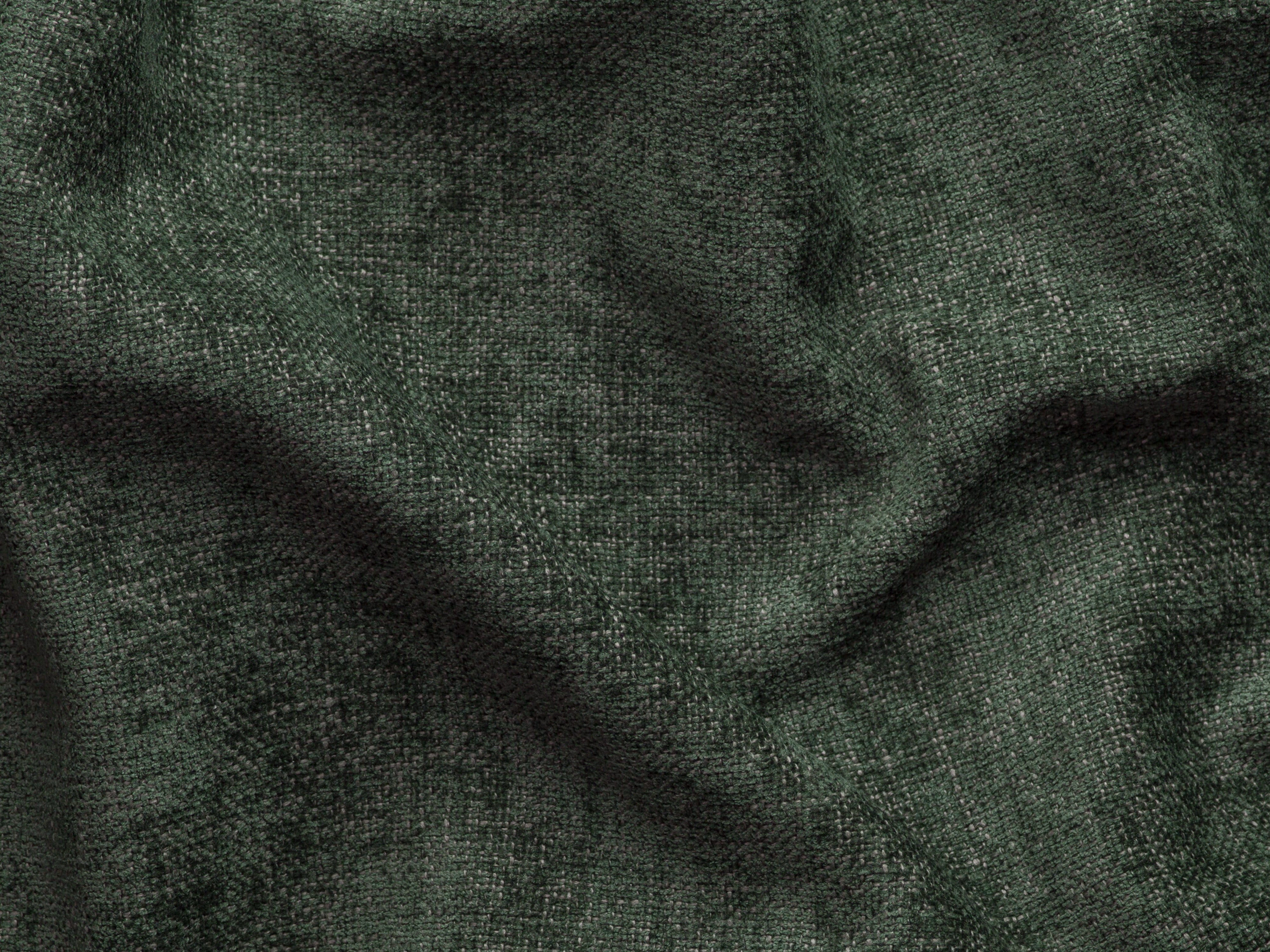 Linker 3-zits hoekbank JODIE in groene tweed
