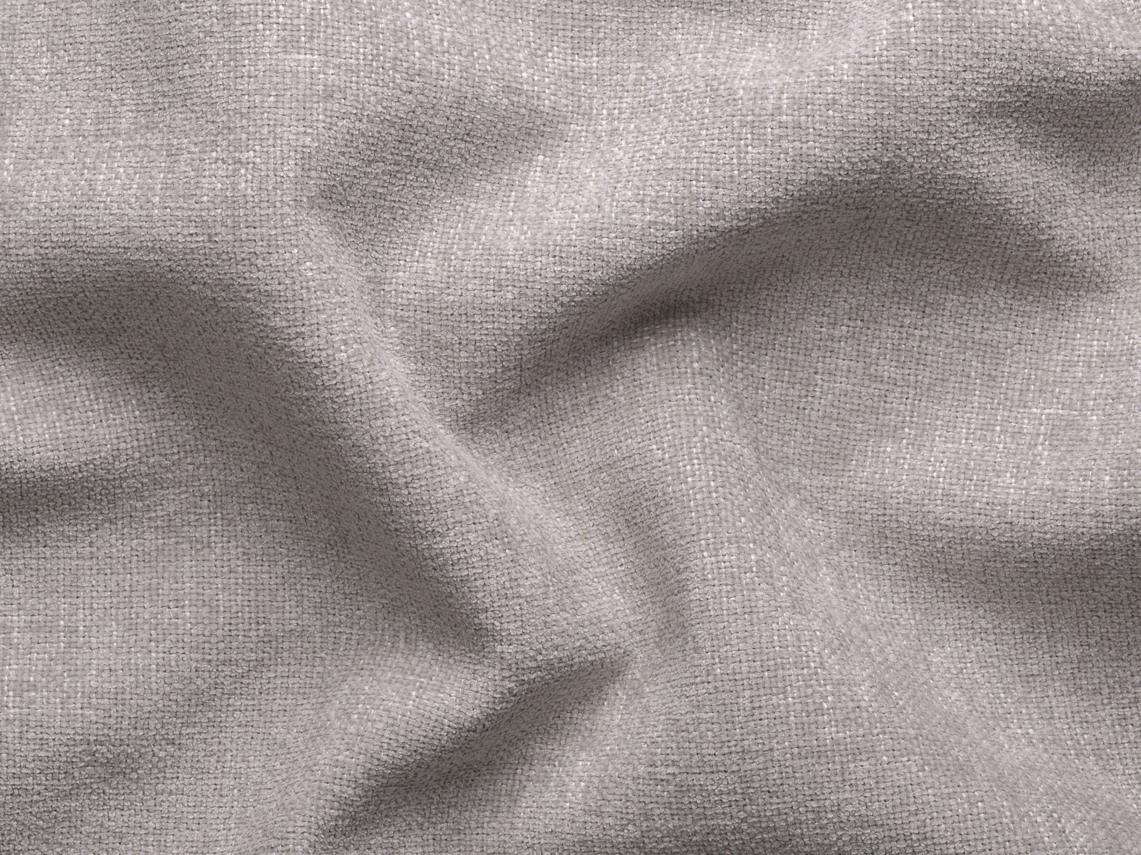 Links hoekbank 3-zits JODIE lichtgrijs tweed