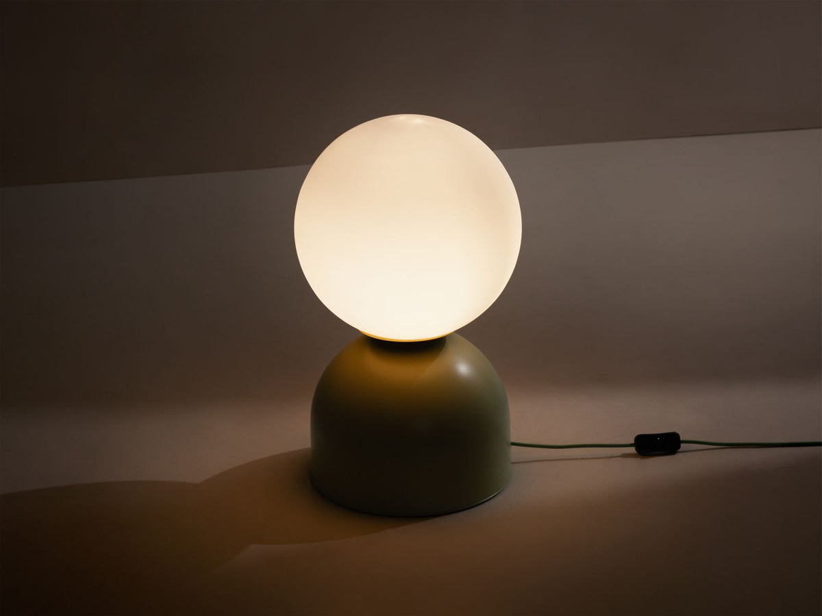 Lampa podłogowa ELY jasnooliwkowy – ujęcie 3