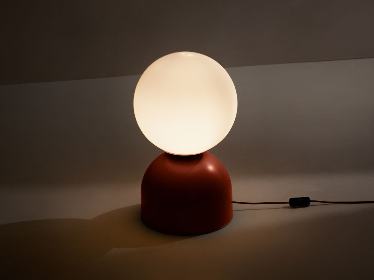 Lampa podłogowa ELY burgundowy – ujęcie 3
