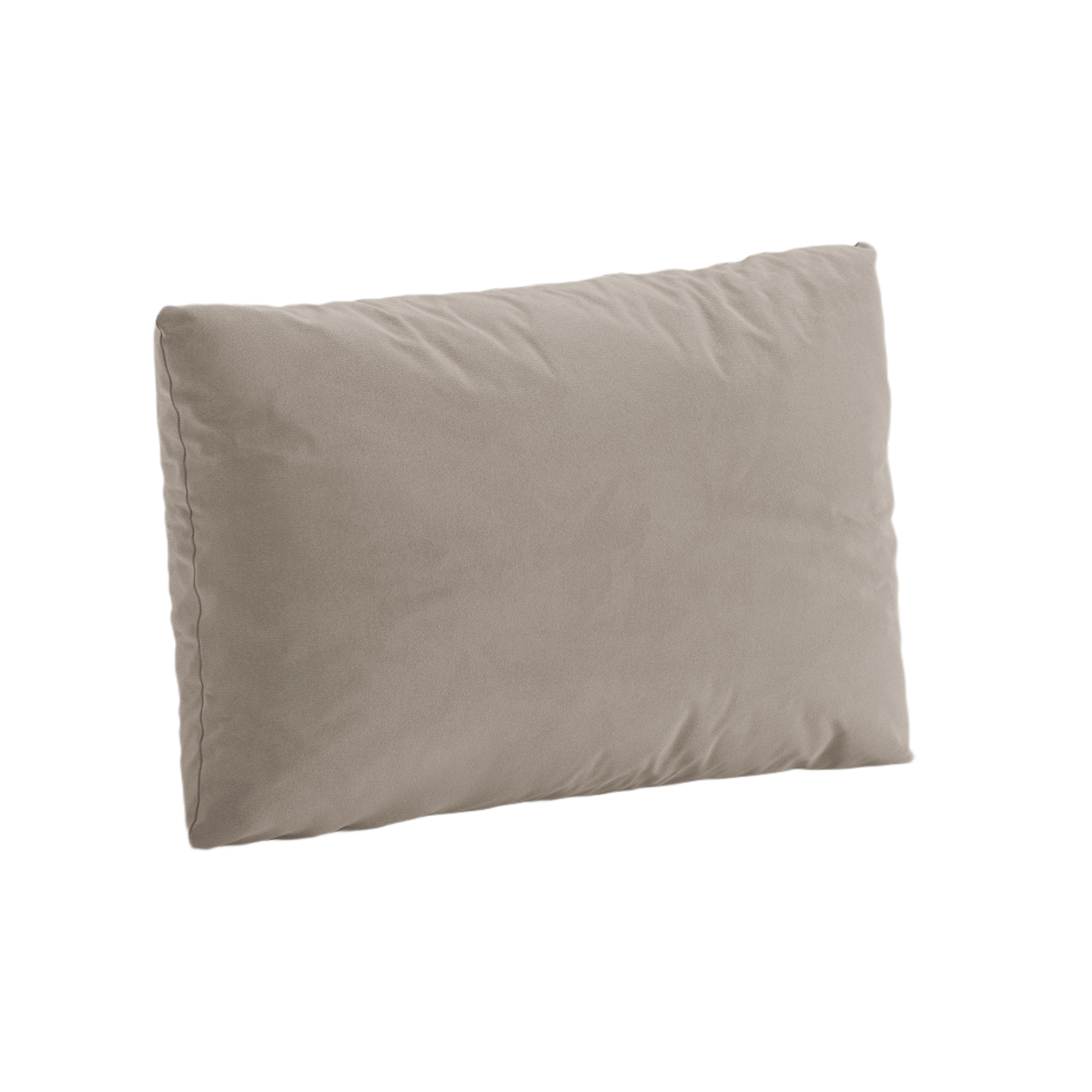 Samt-Kissen POPPY hellbeige