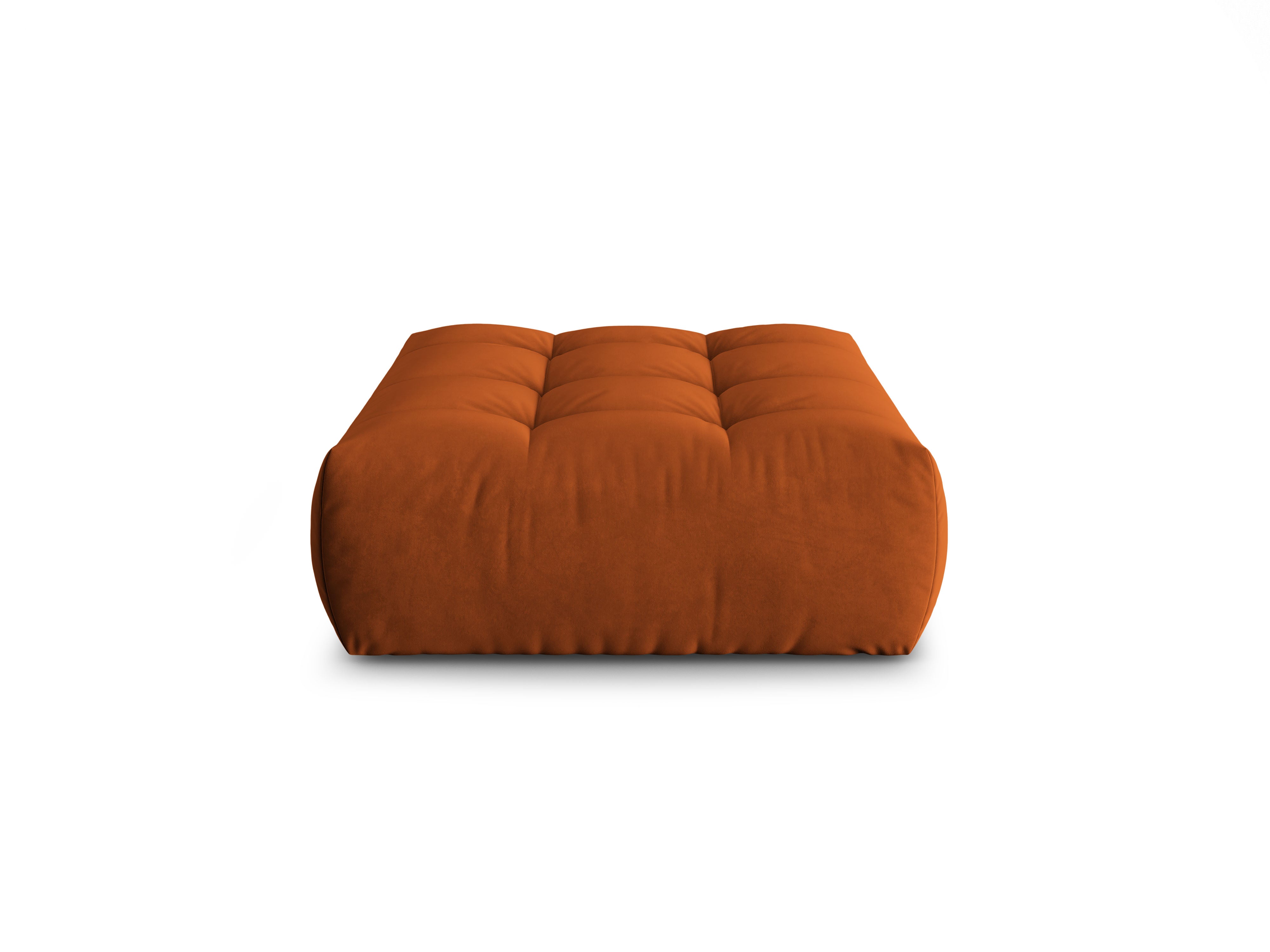 Samt Pouf BLOOM terrakotta