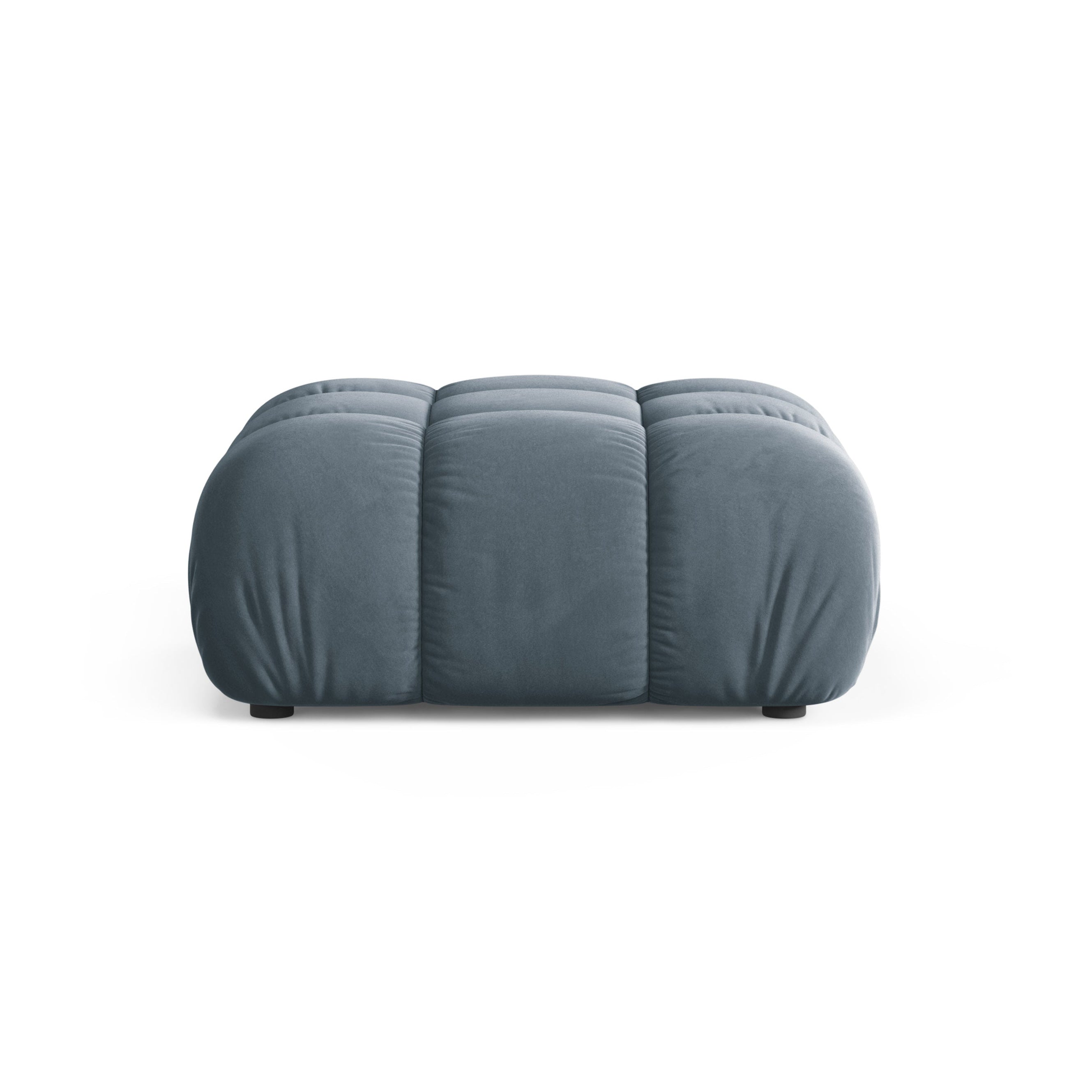 Puf / fluwelen module BELLIS blauw
