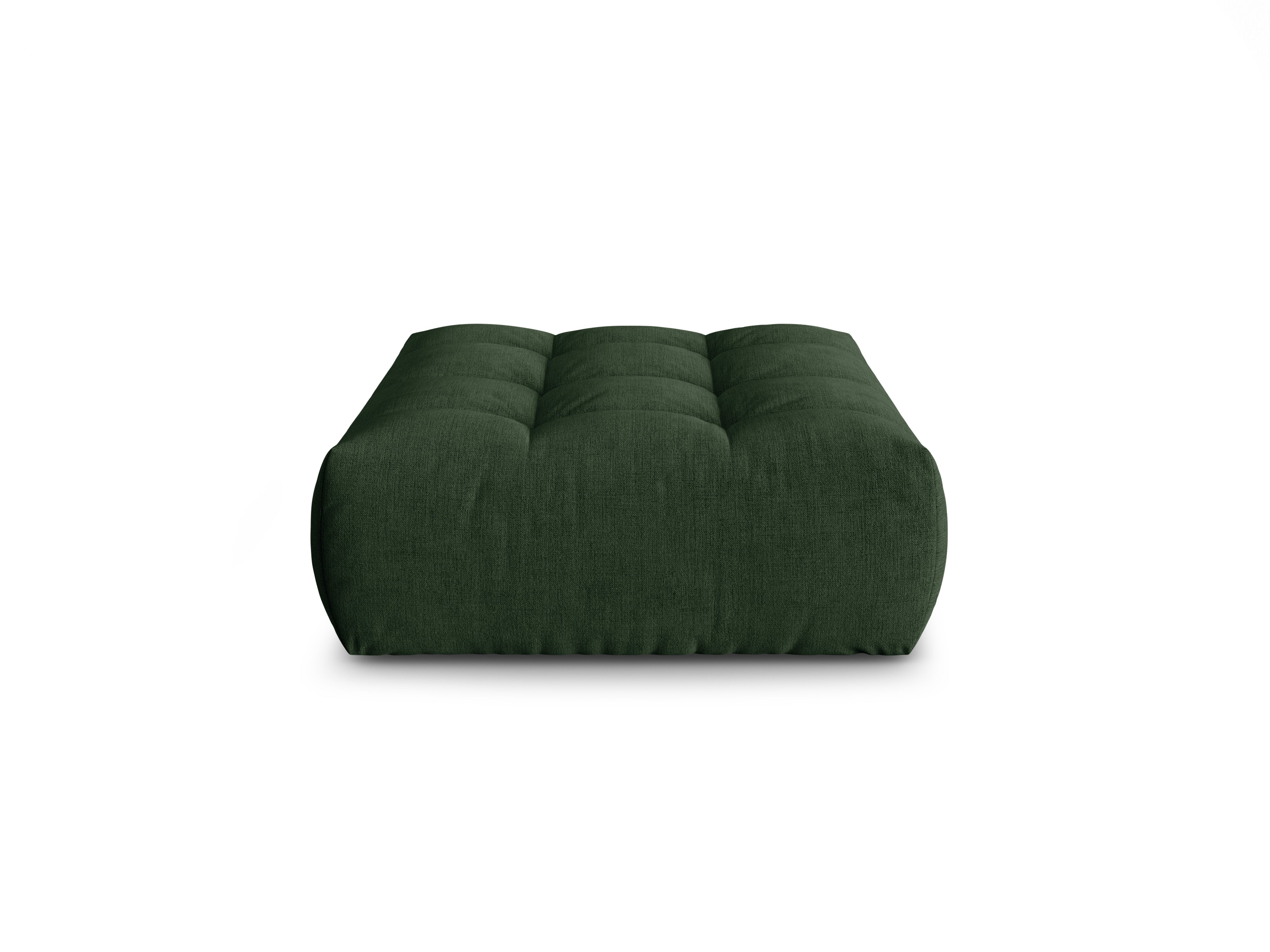 Puf BLOOM groene chenille