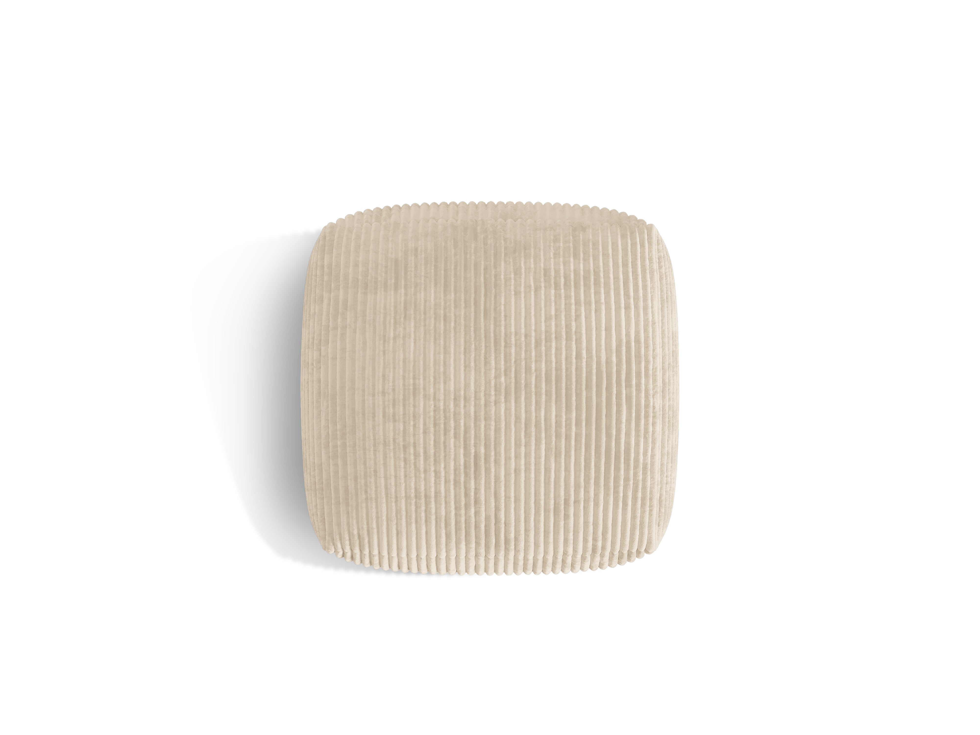 Martin pouf light beige corduroy