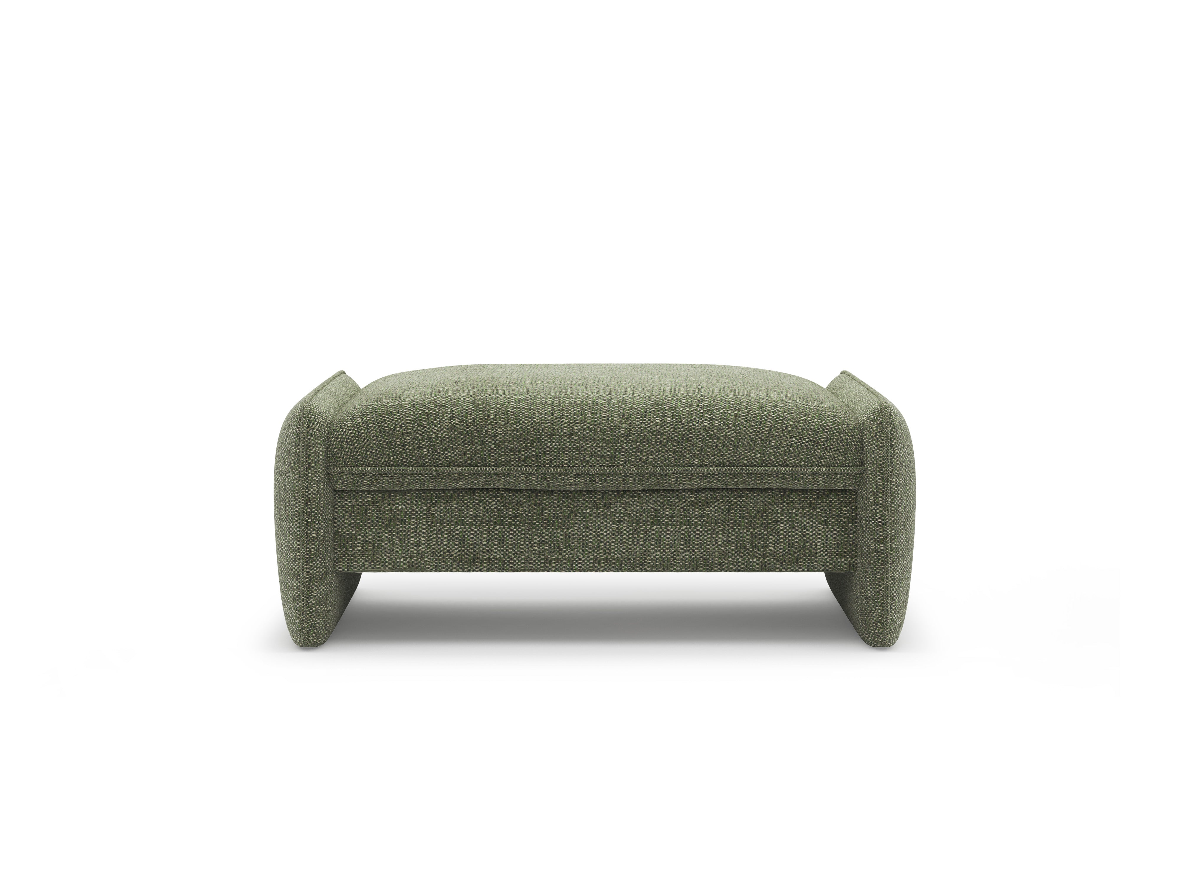 Puf GEORGIA groene chenille