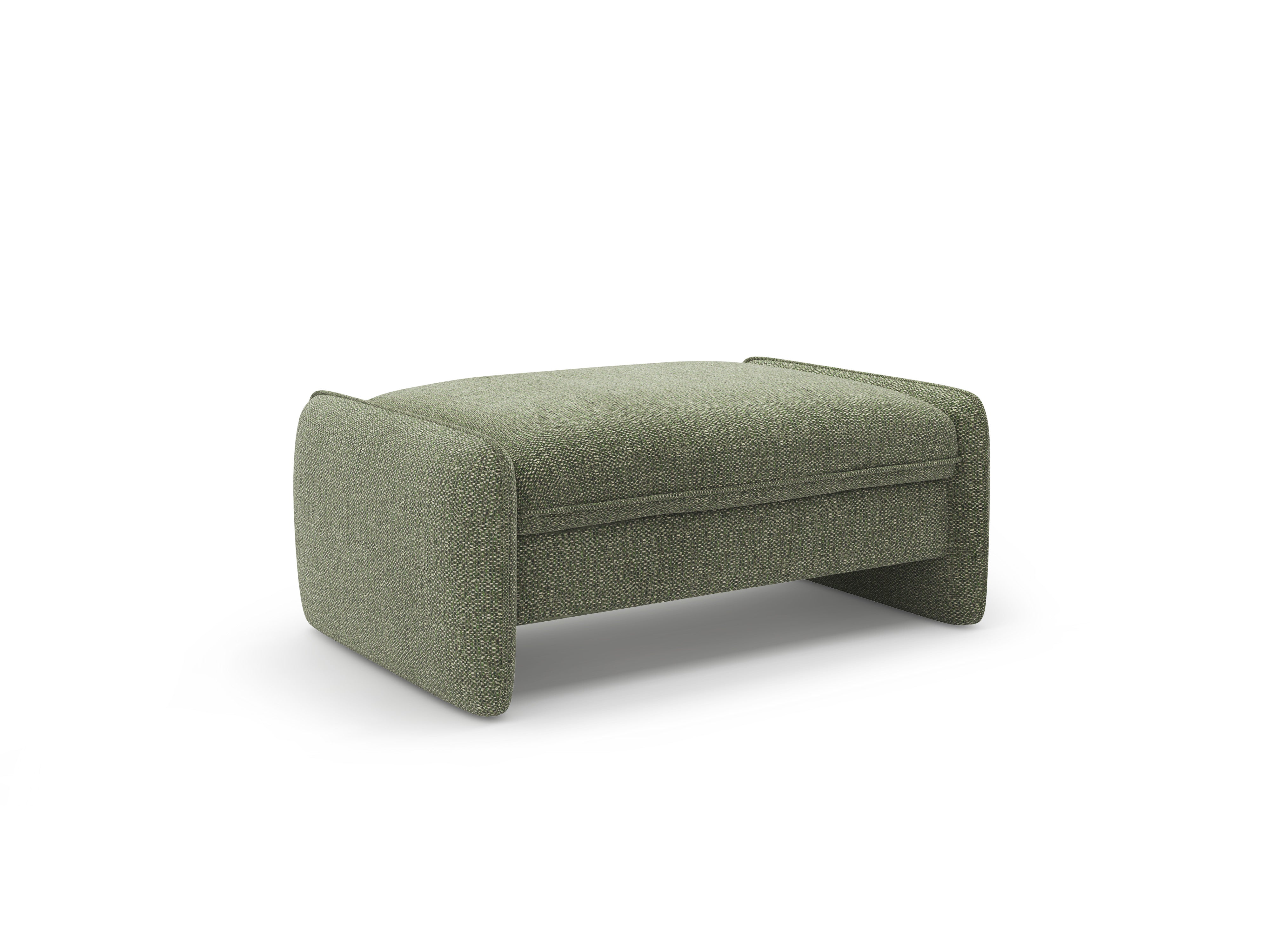 Puf GEORGIA groene chenille