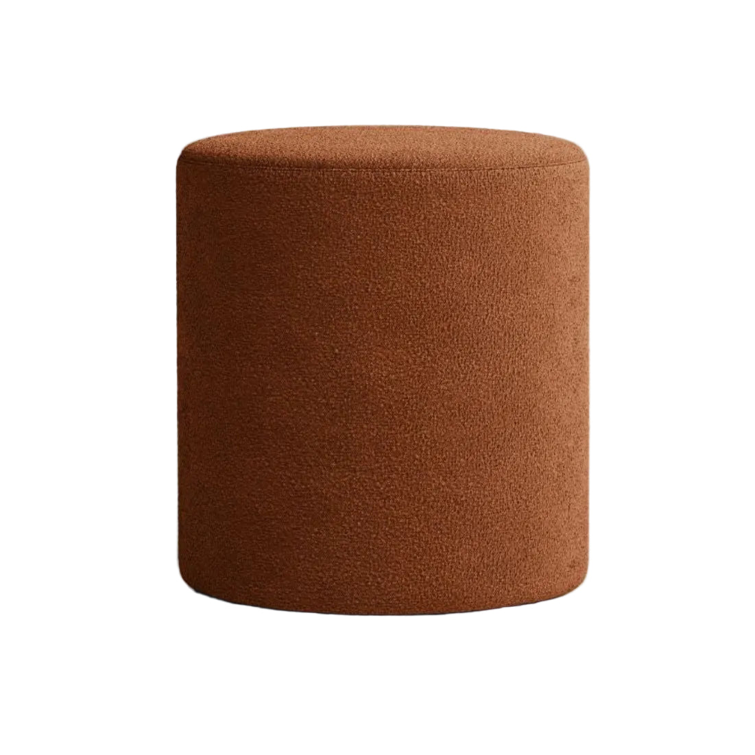 Puf DIA terakota boucle – Micadoni