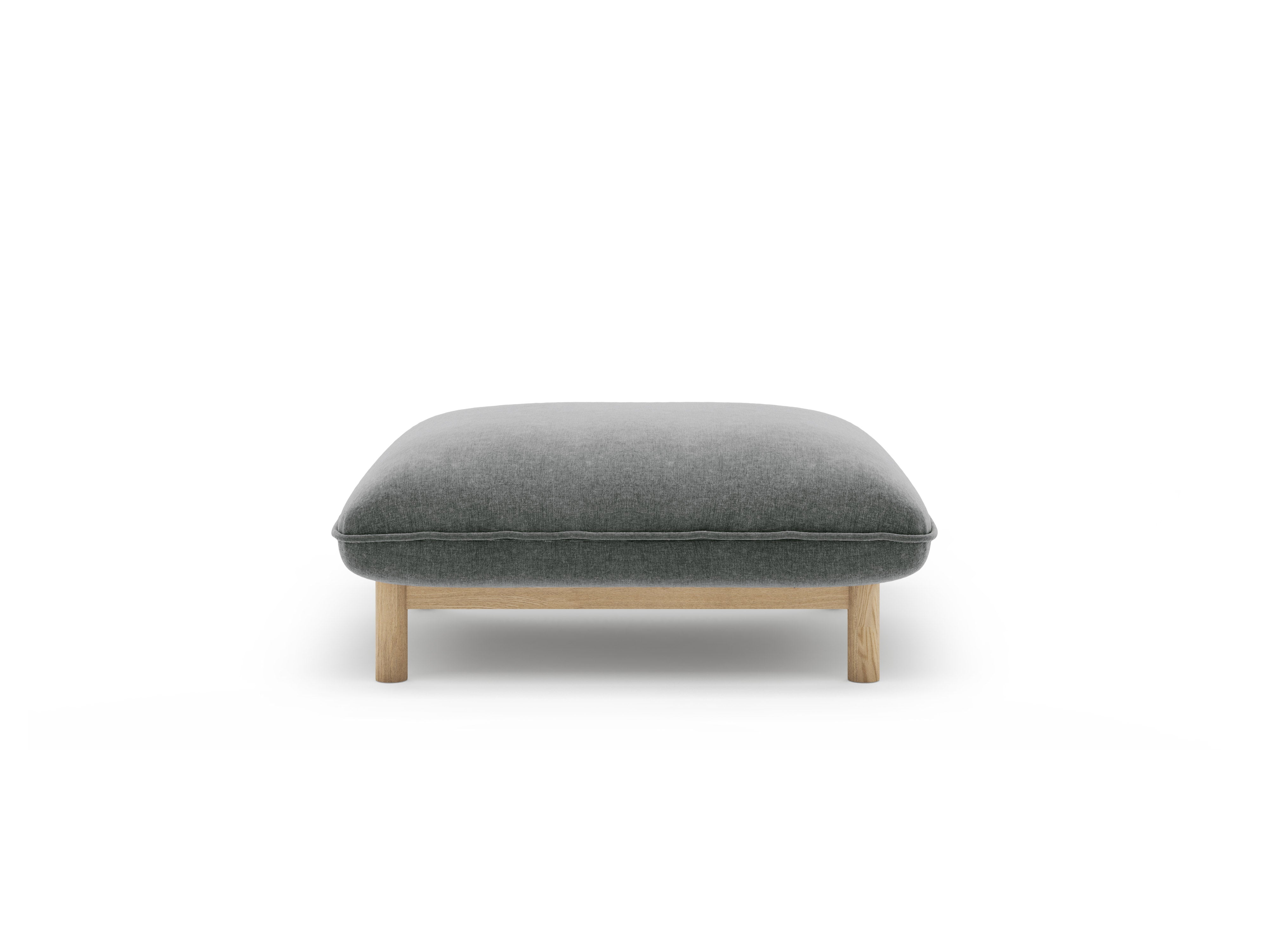 Puf ADA ciemnoszary szenil