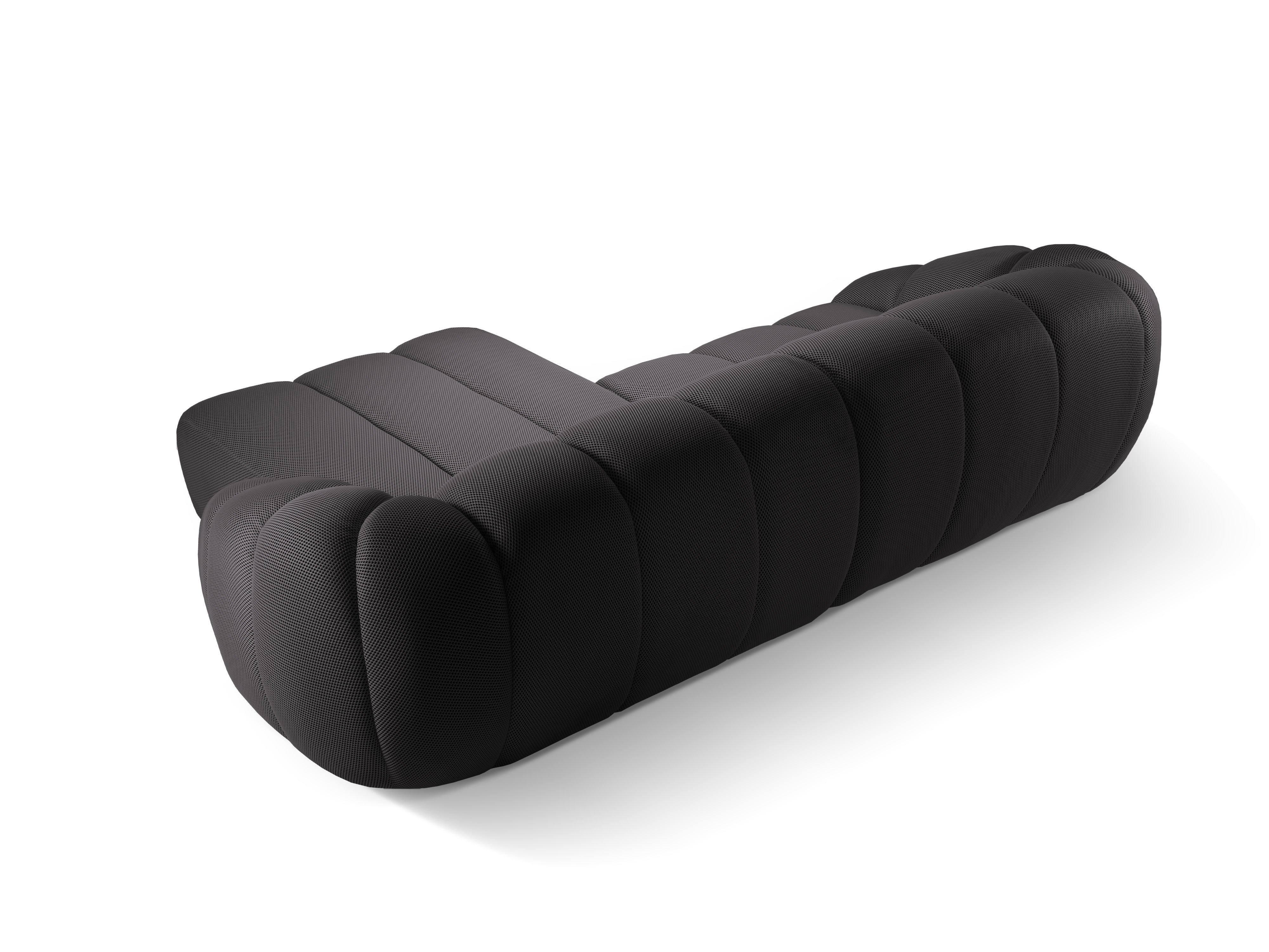 Rechthoekige 4-persoons hoekbank DIANA espresso