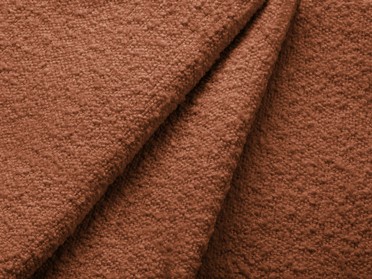 Narożnik prawostronny 4-osobowy KATE terracotta boucle – sofa narożna