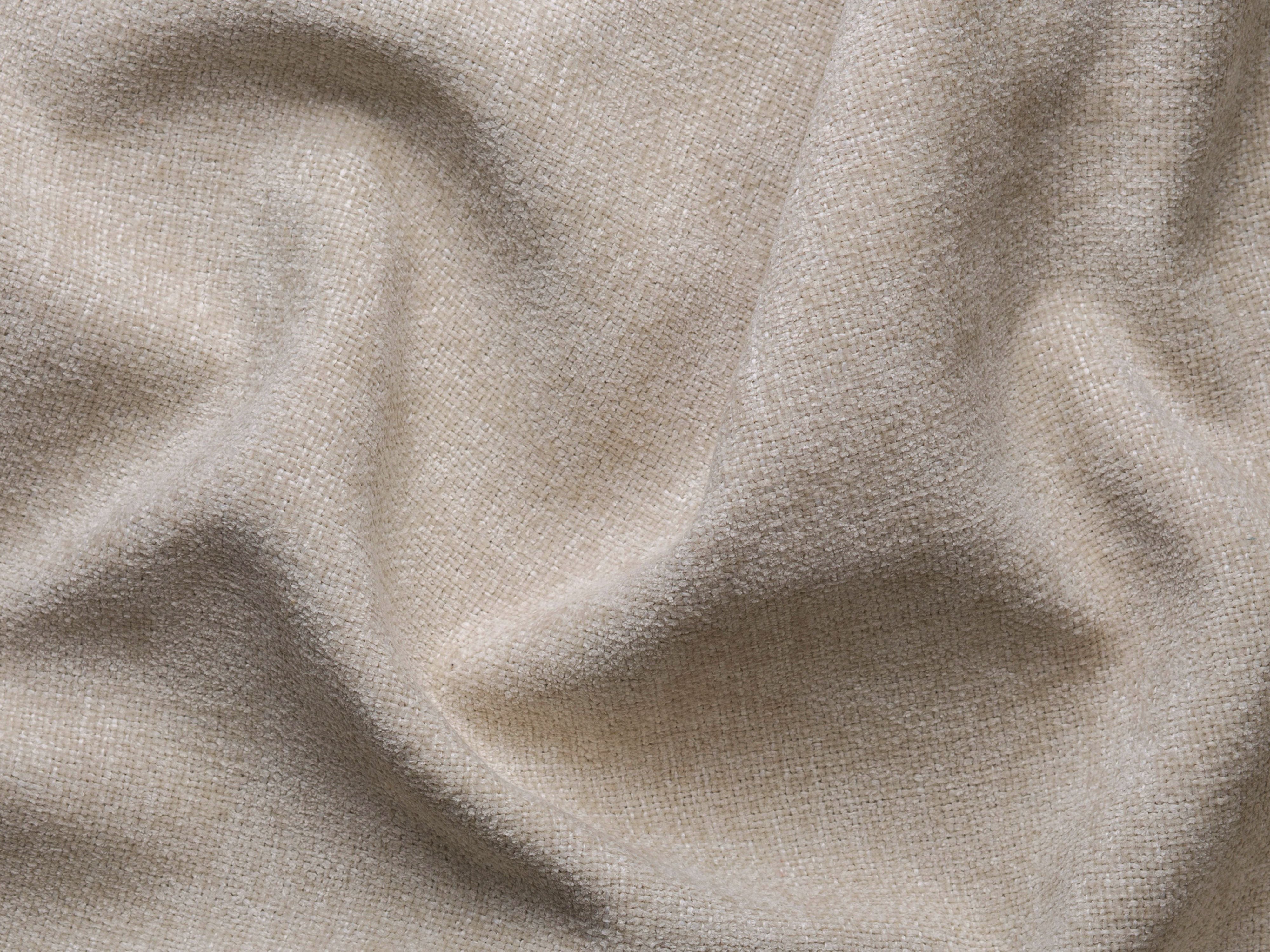 Rechthoekige 3-zits hoekbank JODIE in beige tweed