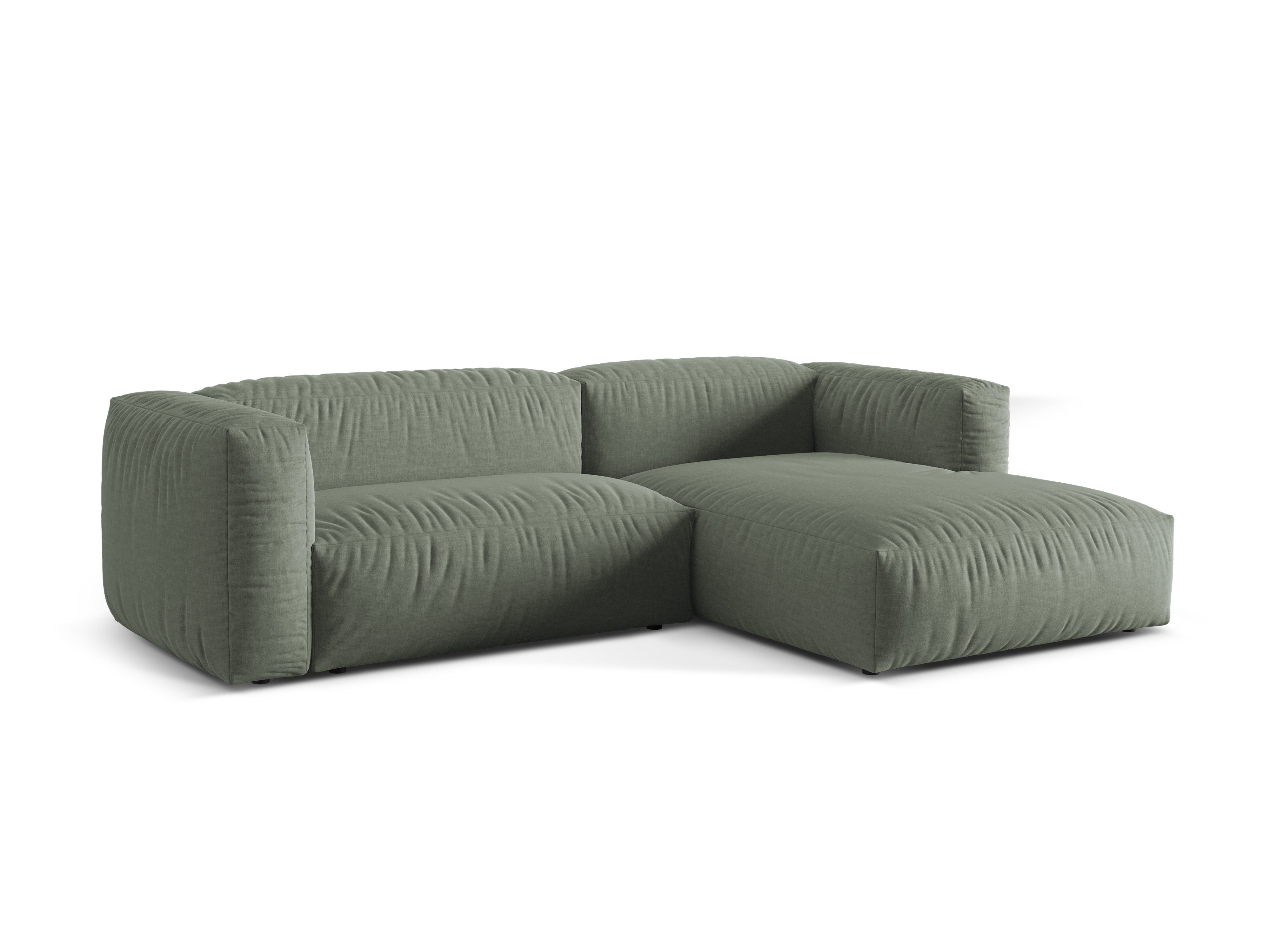 Rechtsseitige Ecke von 2-Personen Martin Olive Green