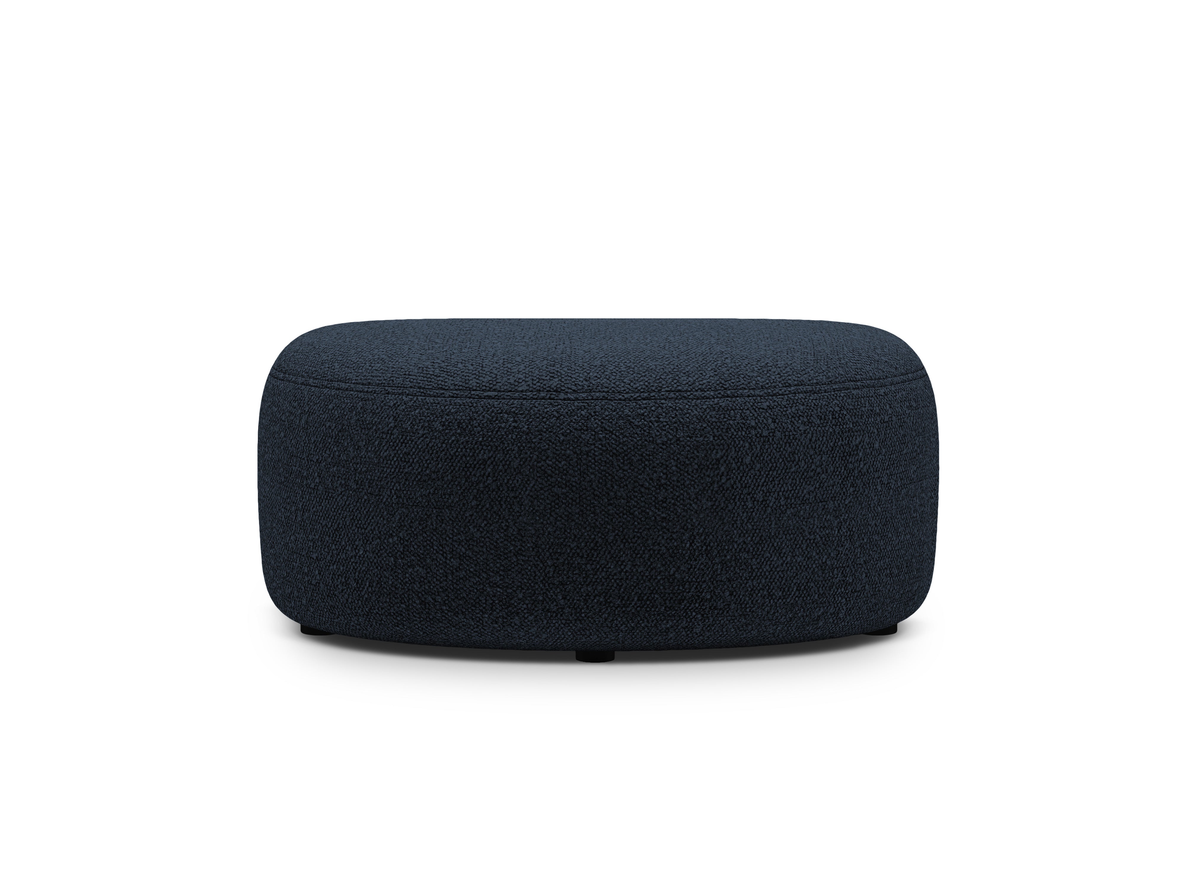 Pouf KATE granatfarbener Boucle
