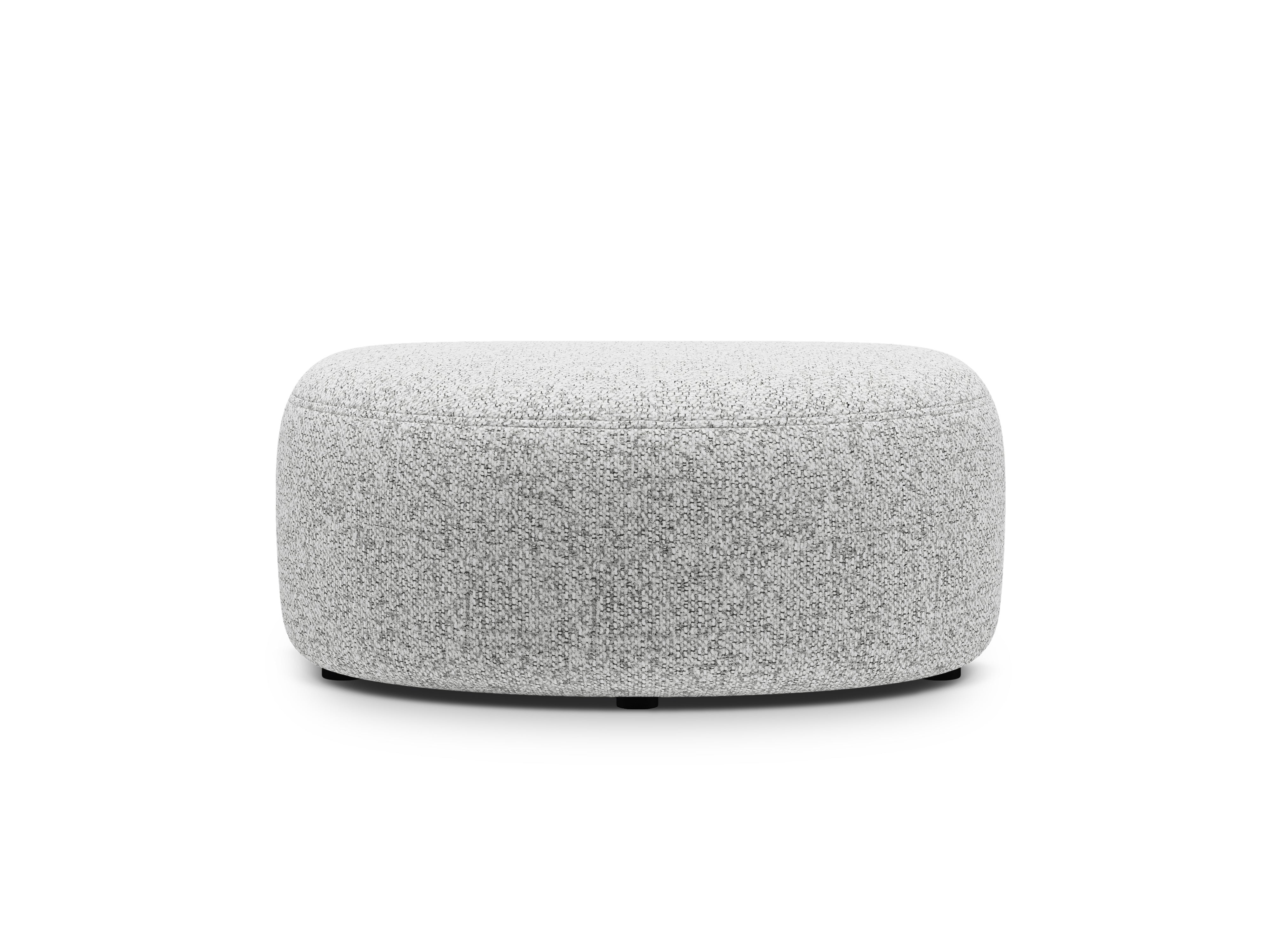 Pouf KATE light gray mélange